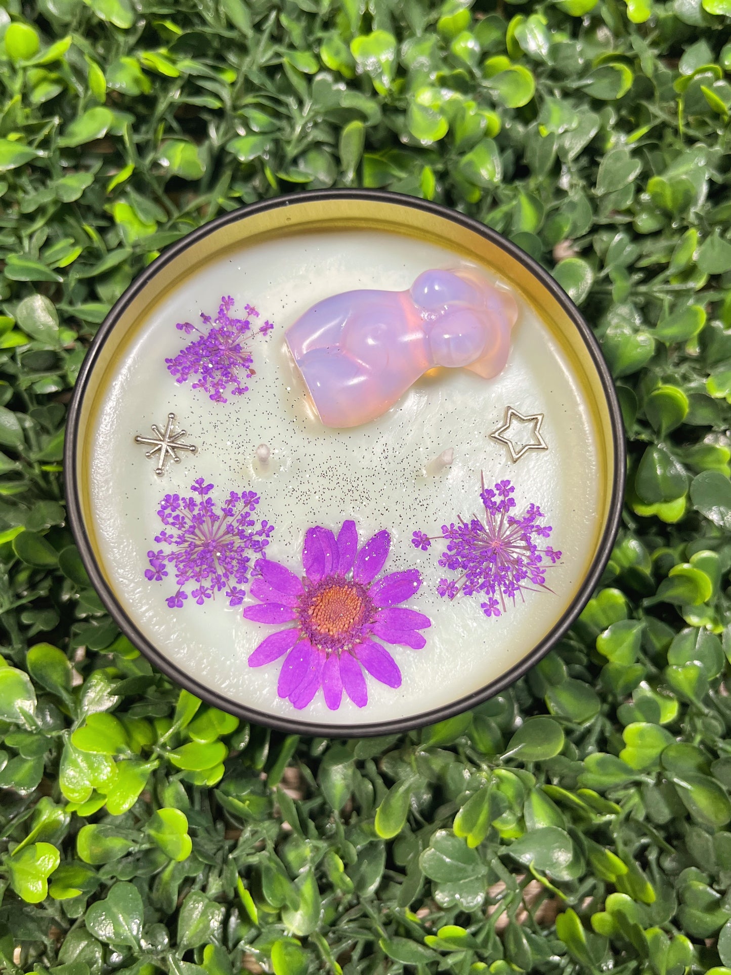 Opalite Goddess Candle