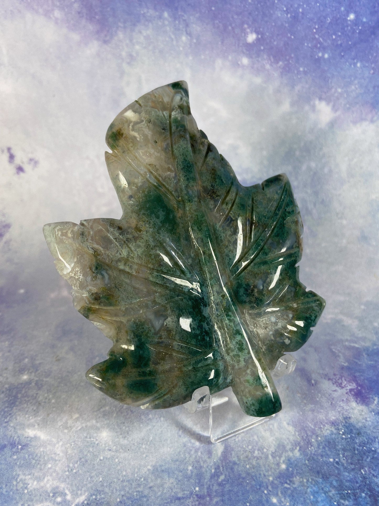 Moss Agate Leaf