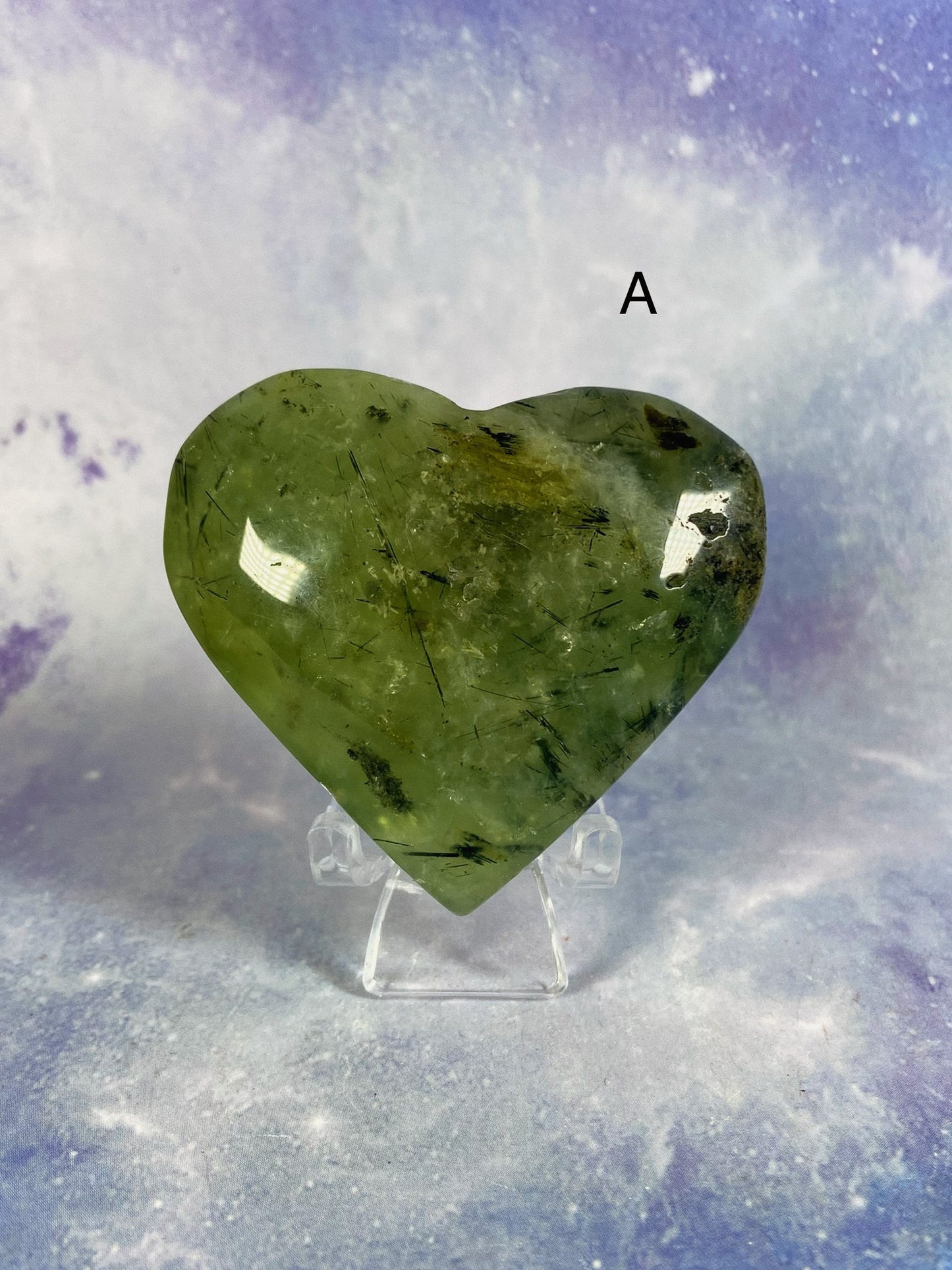Prehnite Hearts