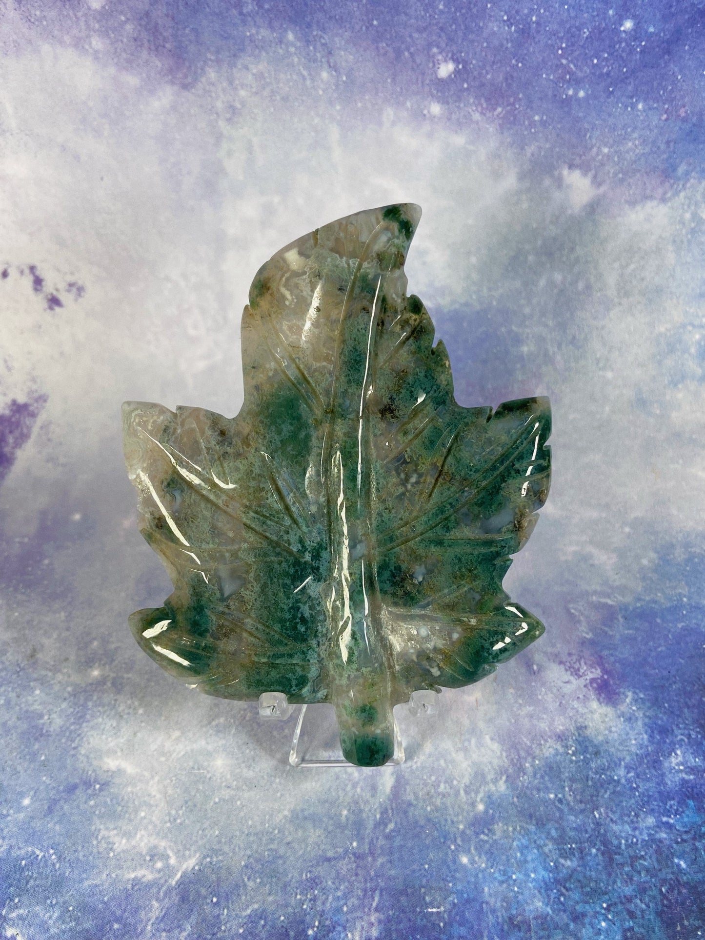 Moss Agate Leaf