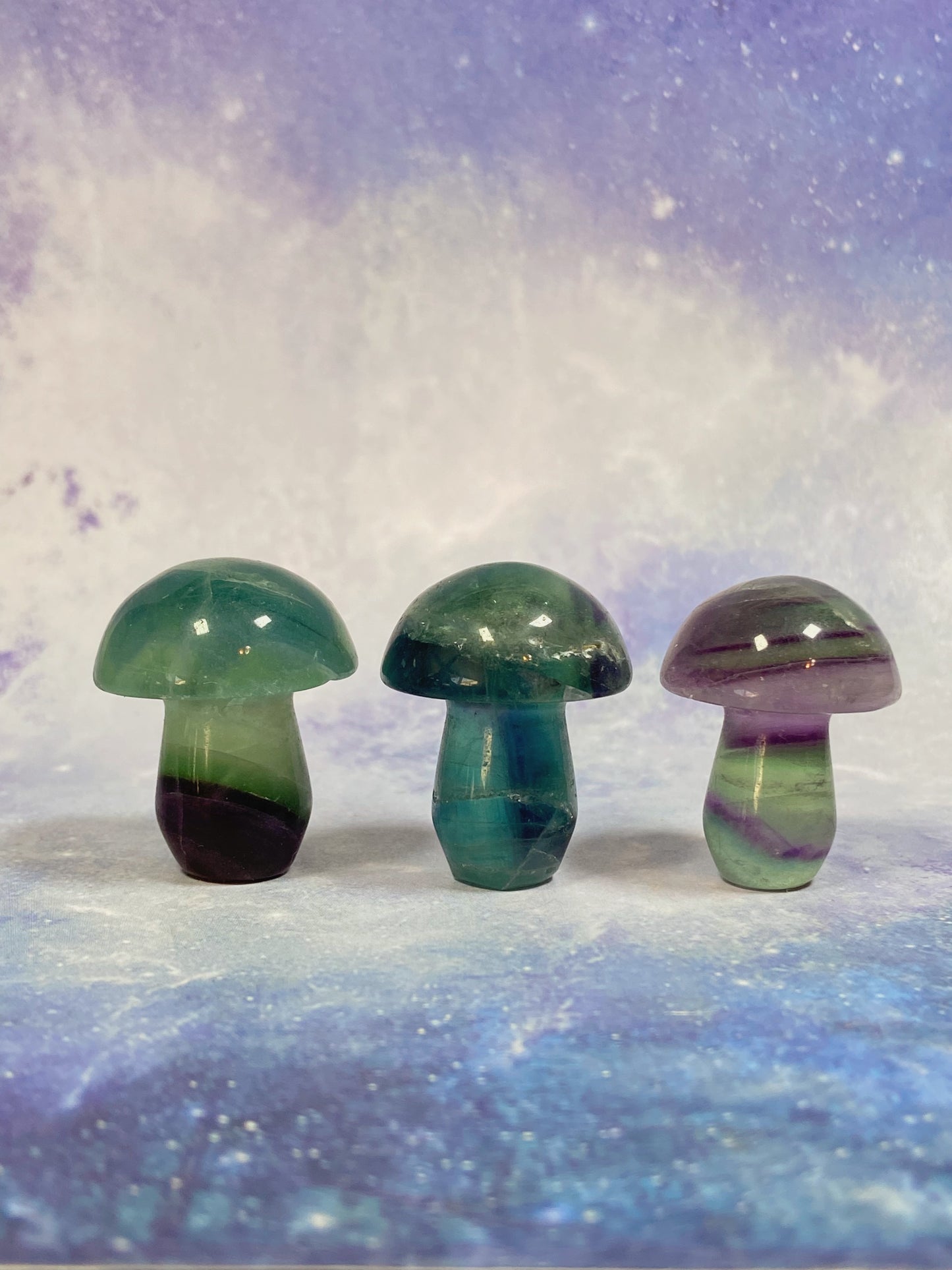 Mini Fluorite Mushroom
