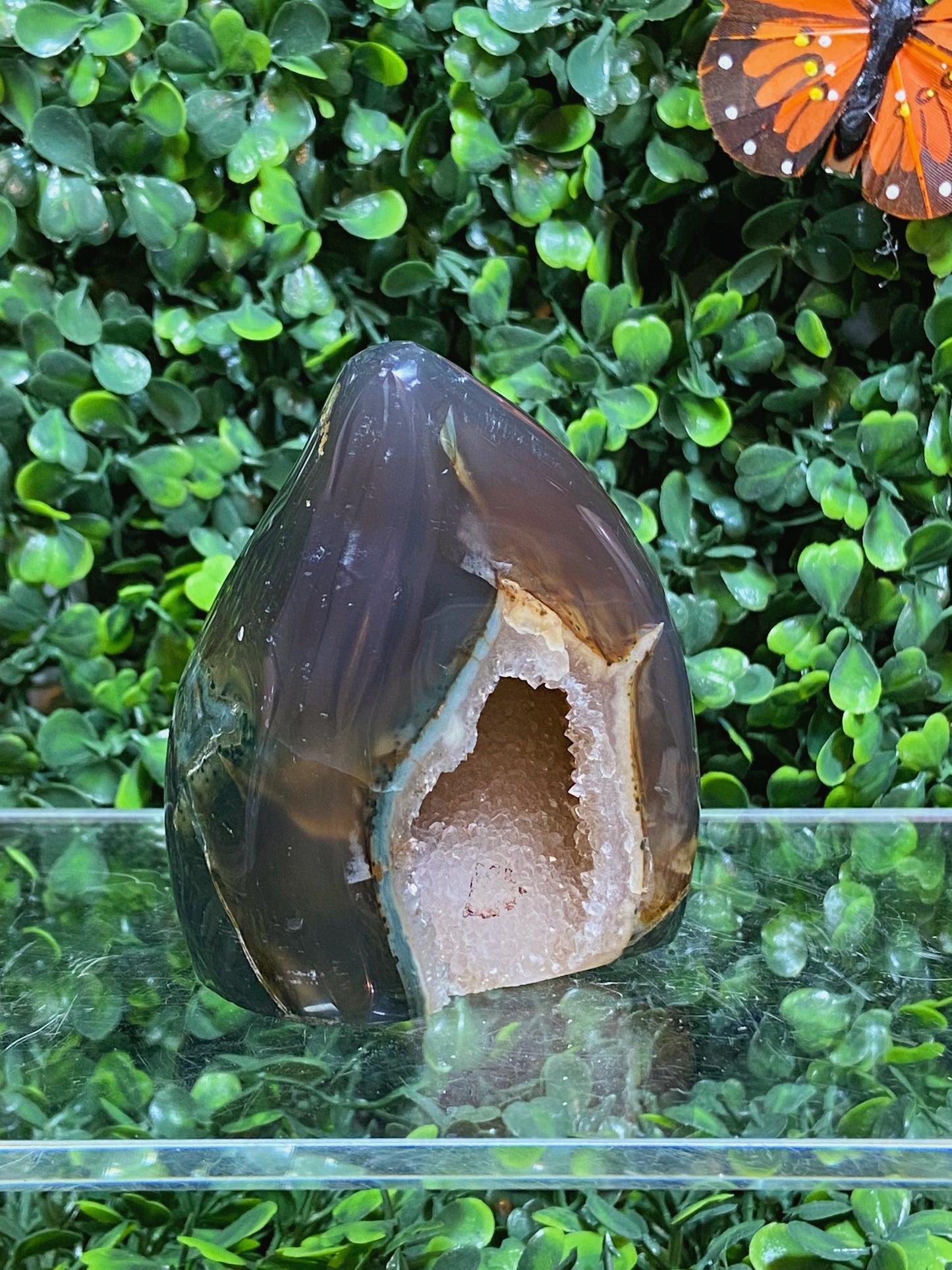 Druzy Agate Flame