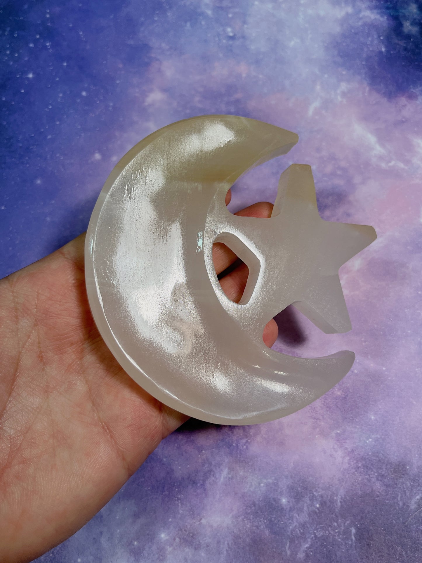 Onyx Moon and Star Dish