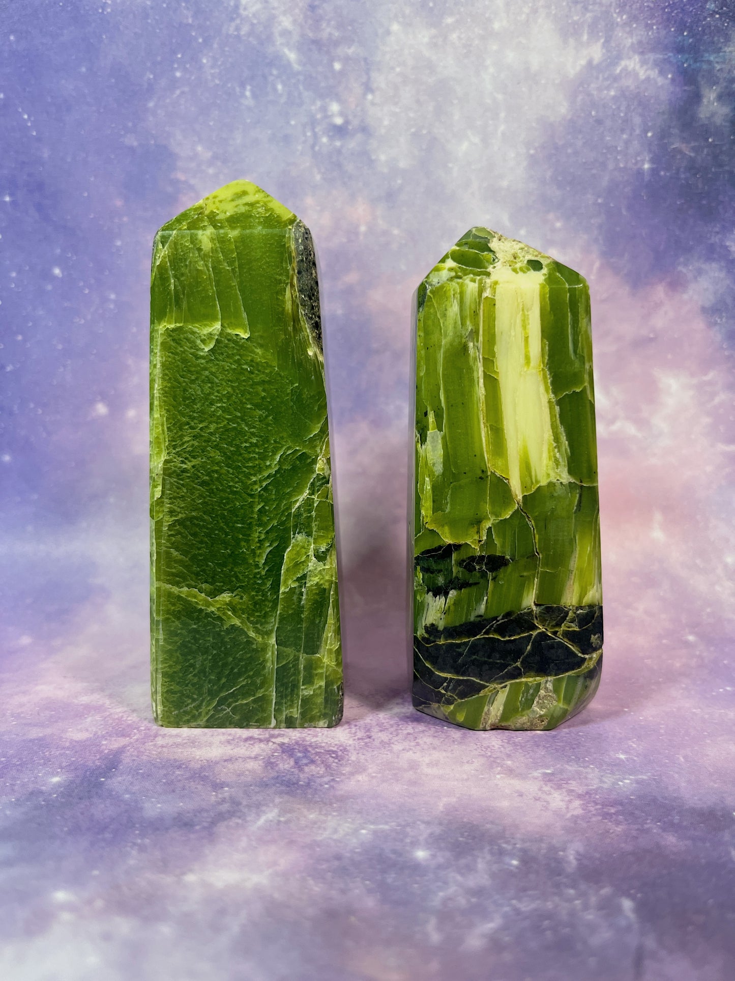 Green Tremolite Tower