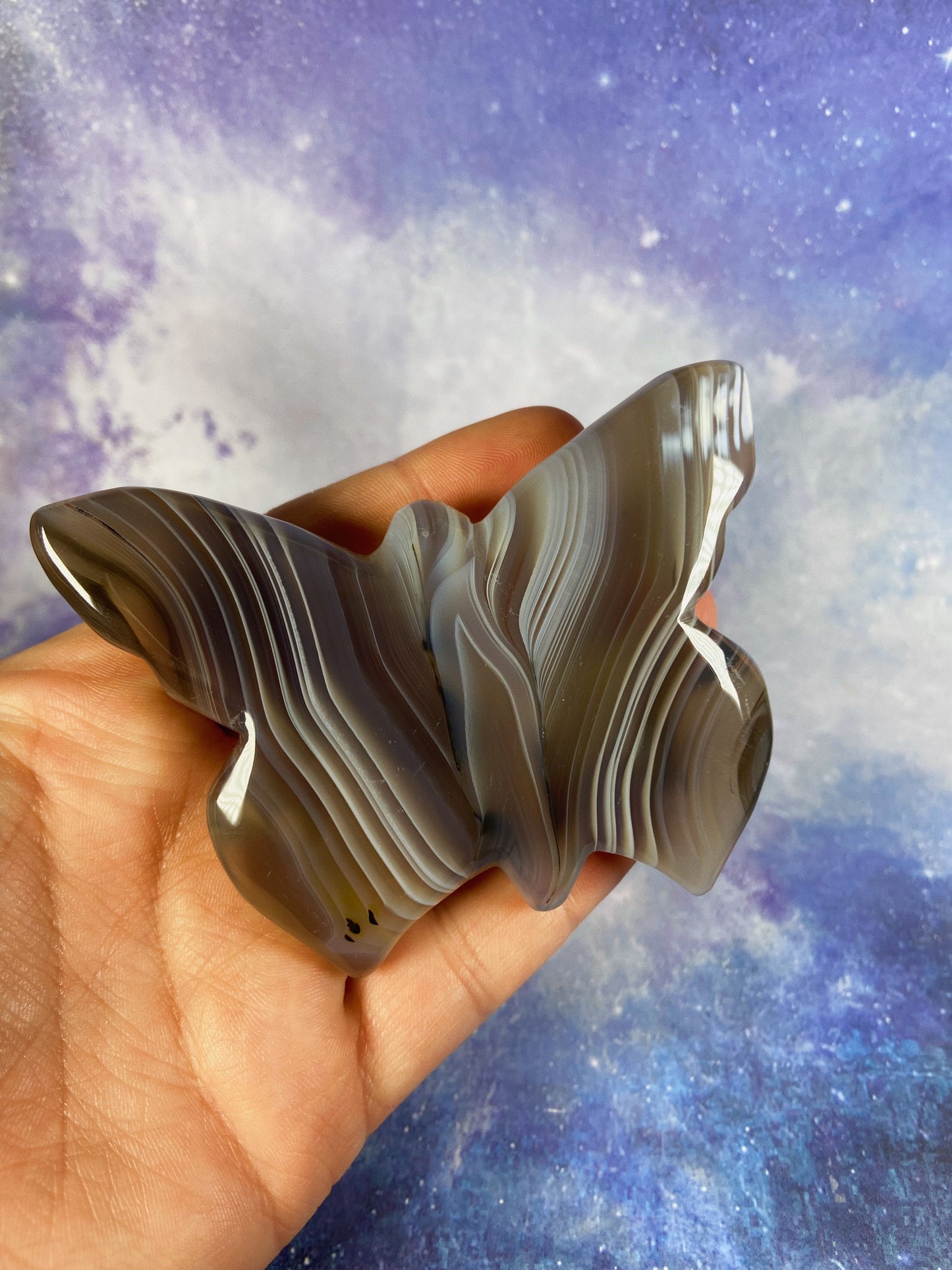 Banded Agate Butterfly