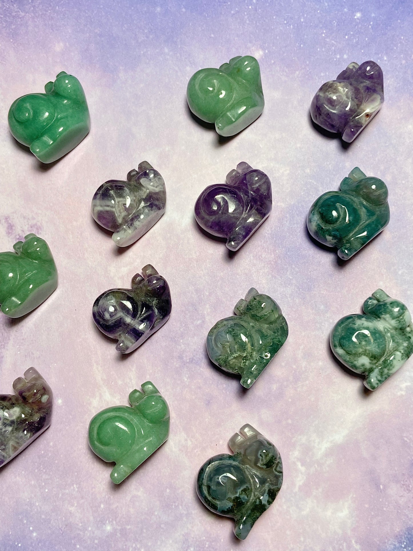 Mini Gemstone Snail