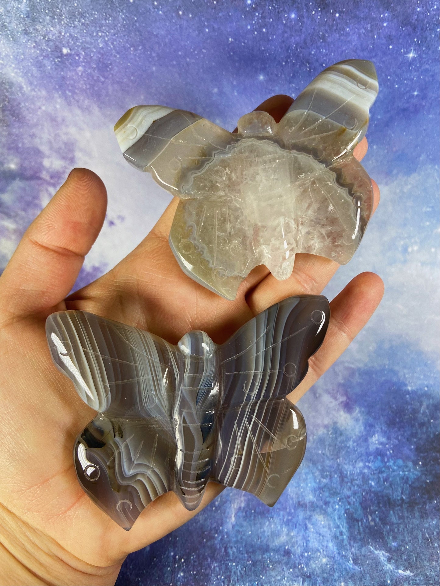 Banded Agate Butterfly