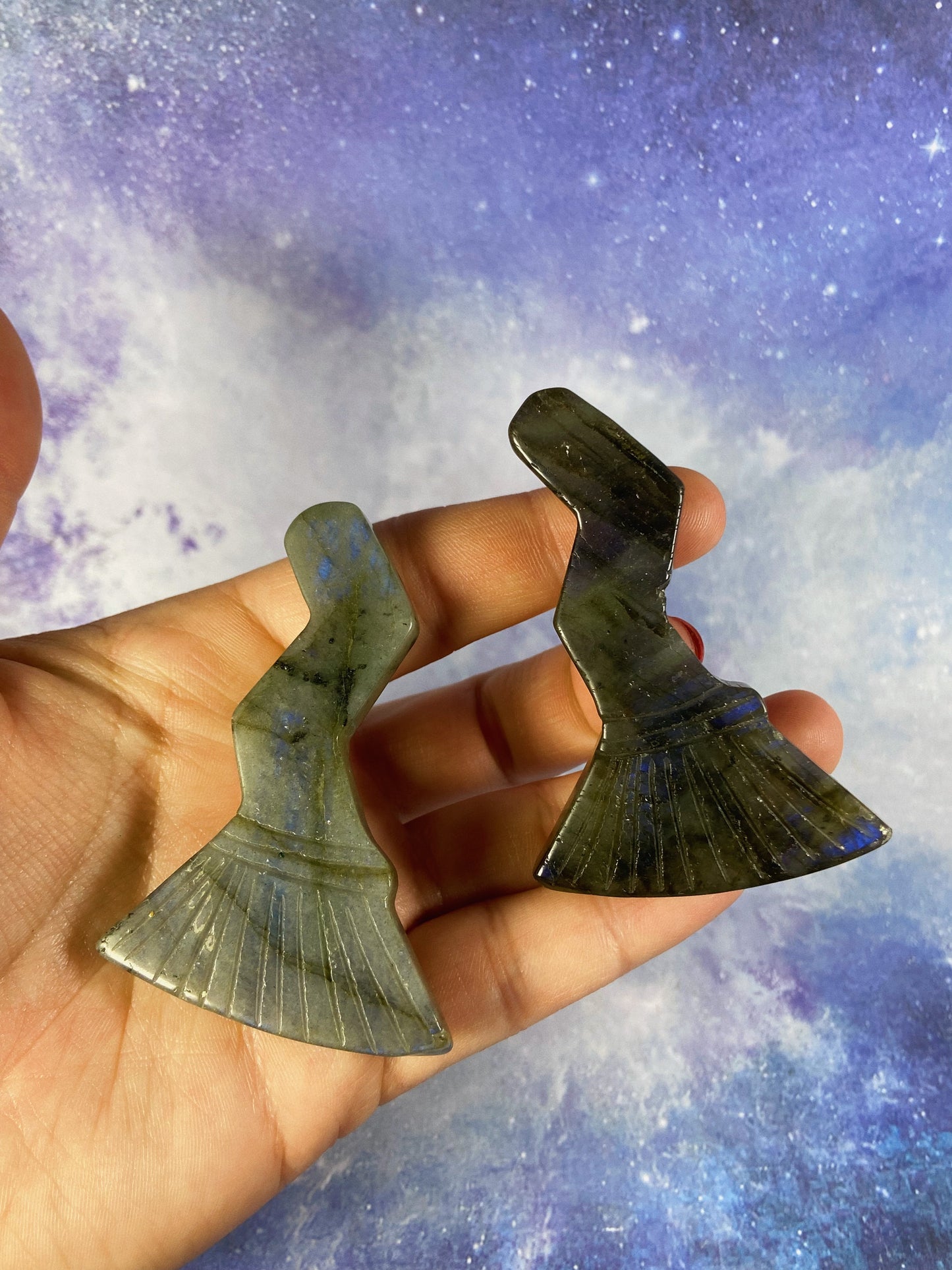 Labradorite Witch Brooms