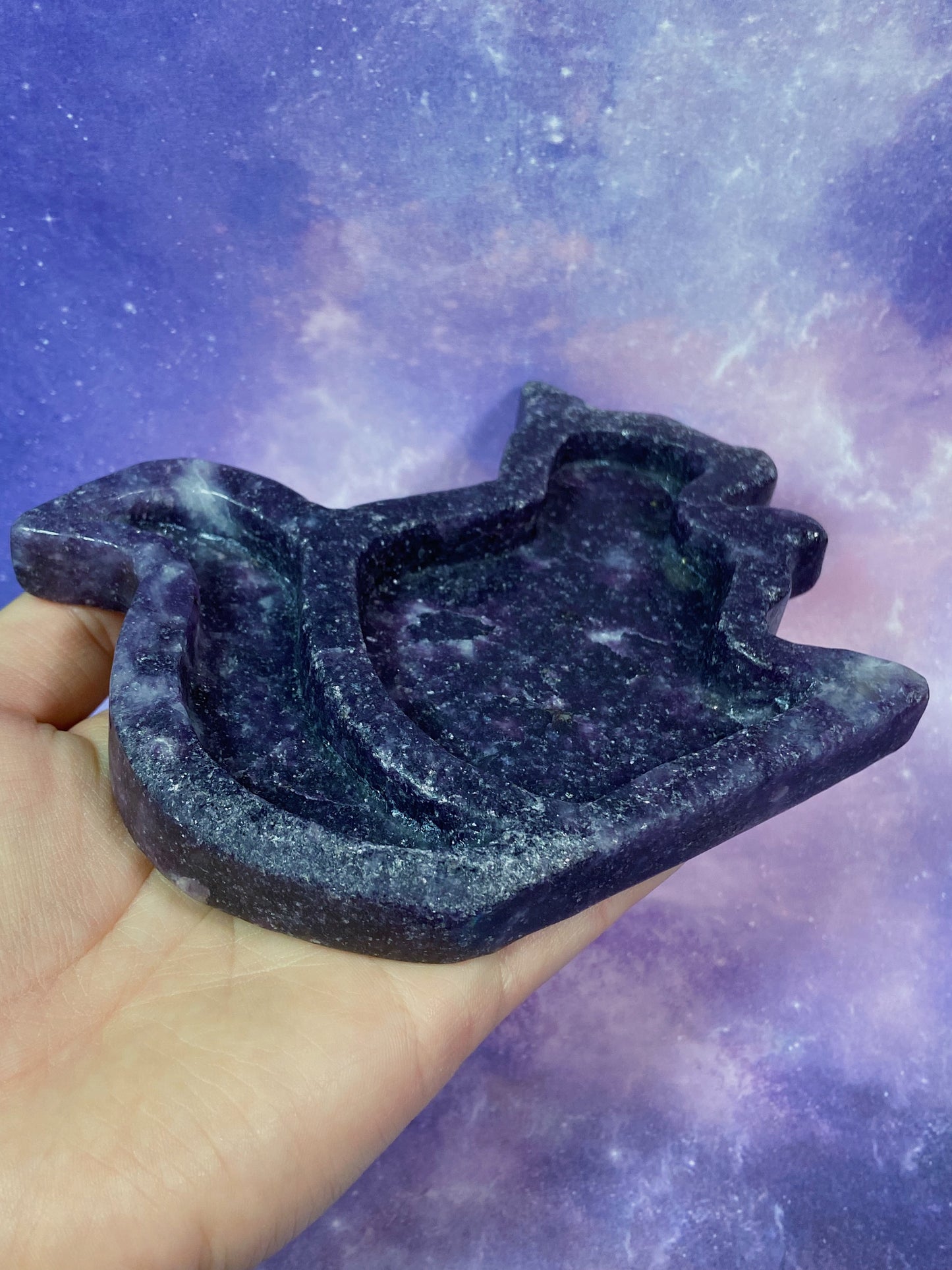 Lepidolite Squirrel Dish