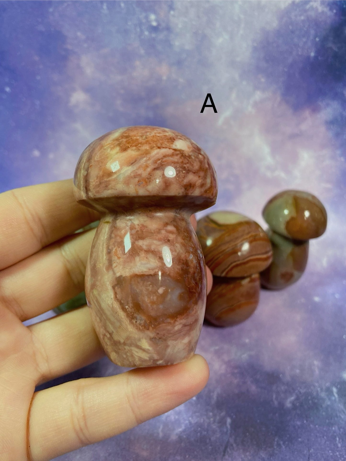 Polychrome Jasper Mushroom