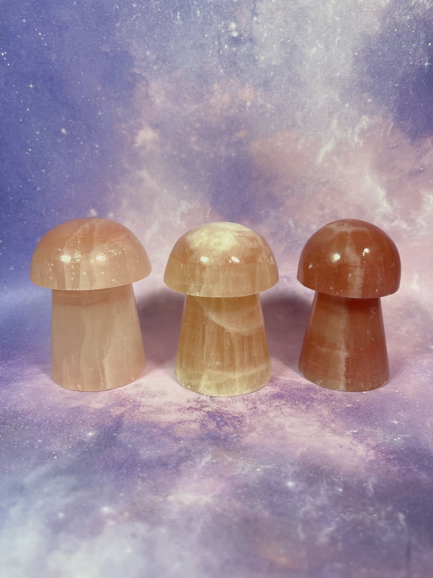 Rose Calcite Mushroom