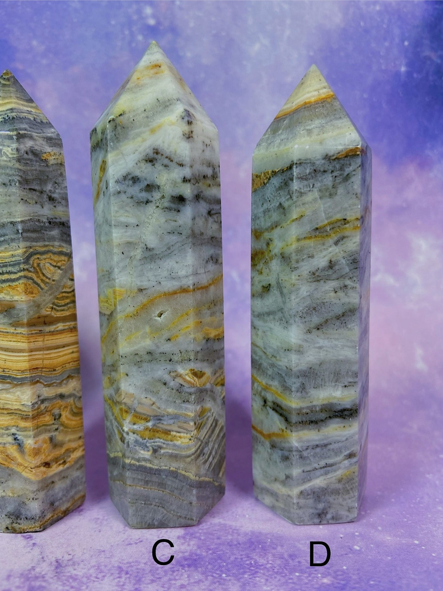 Striped Calcite Tower