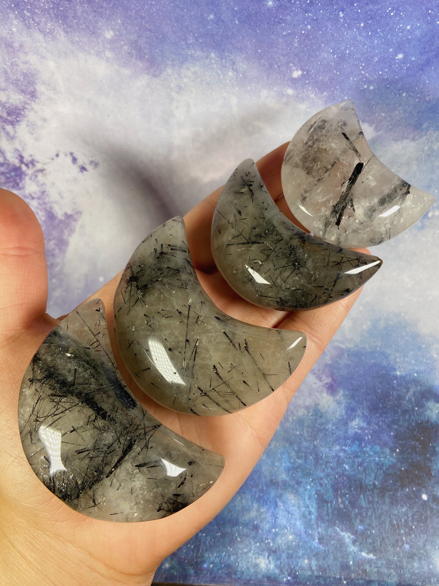 Tourmaline in Quartz Moon