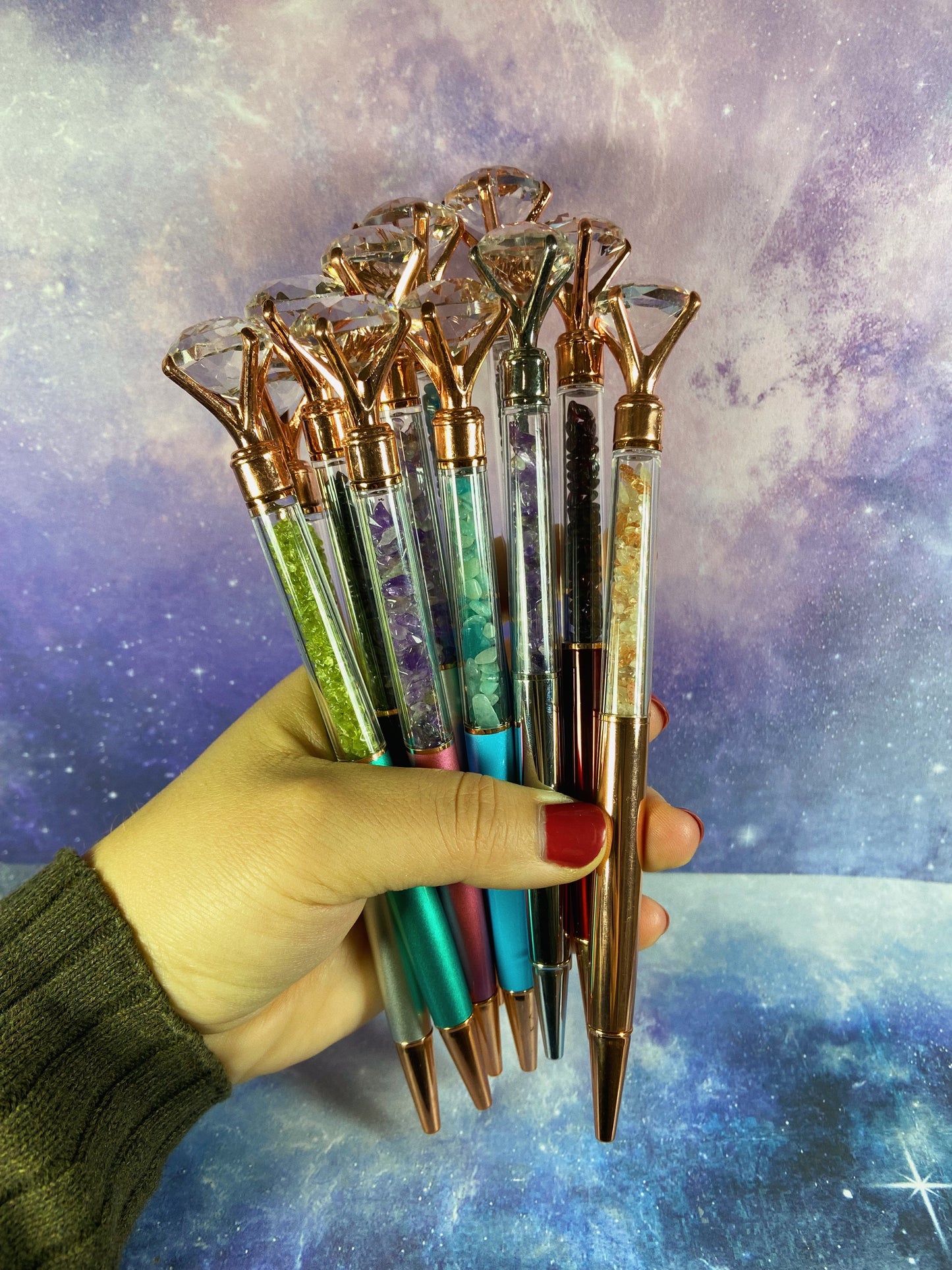 Crystal Chip Pens
