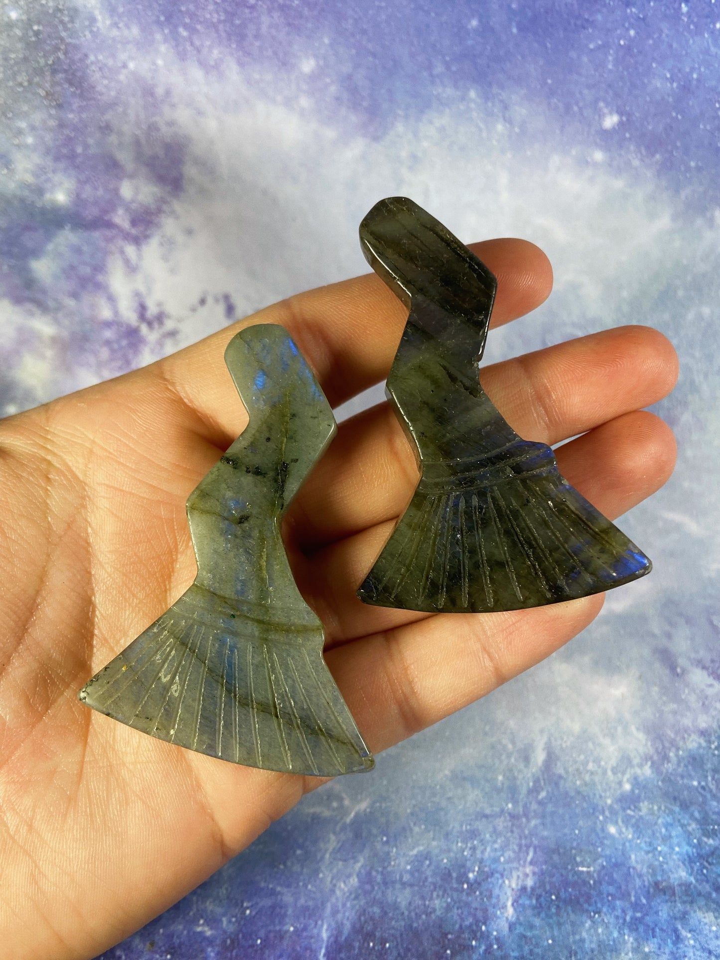 Labradorite Witch Brooms