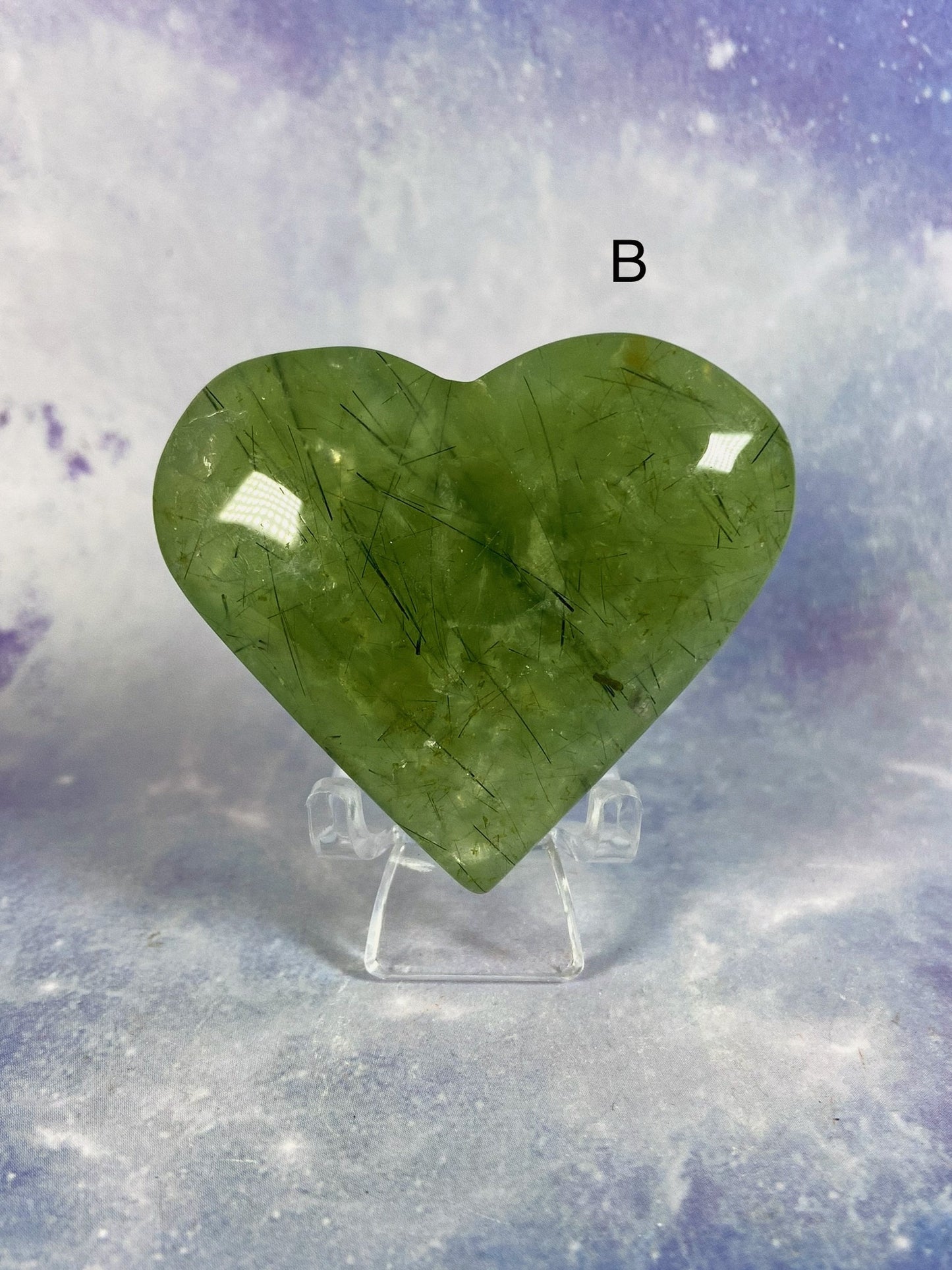 Prehnite Hearts
