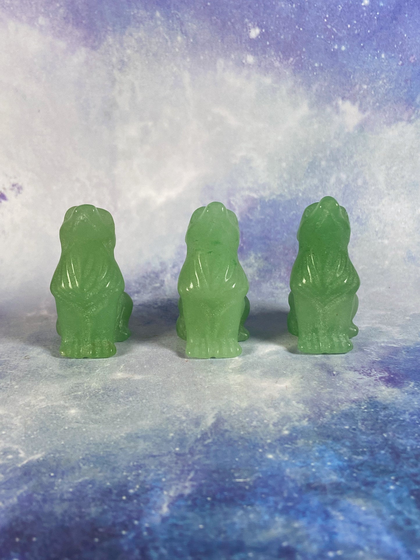Green Aventurine Wolf
