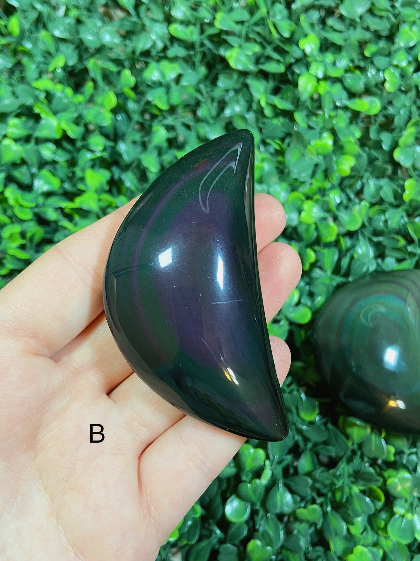 Rainbow Obsidian Moon