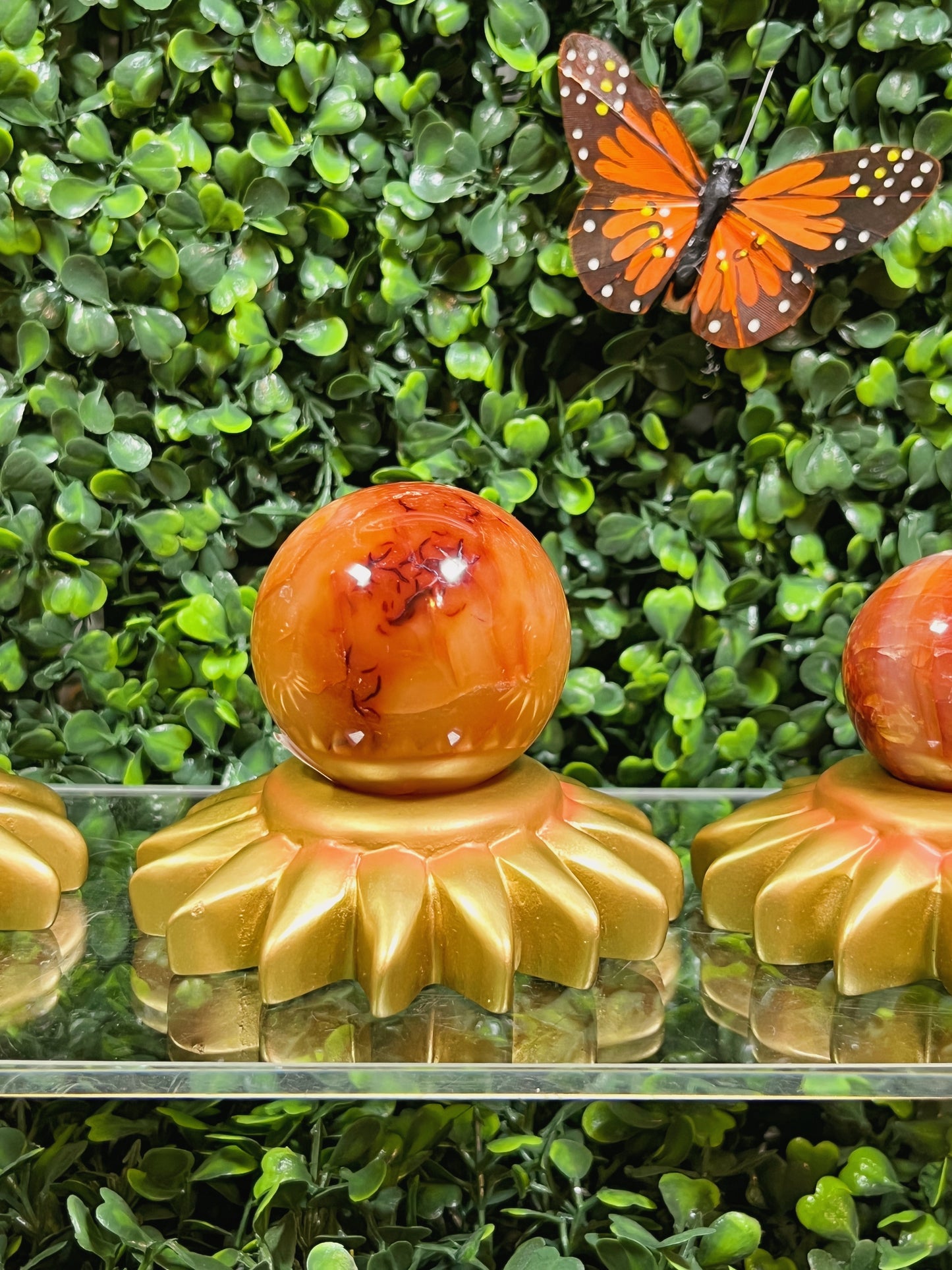 Wooden Sun Sphere Stand