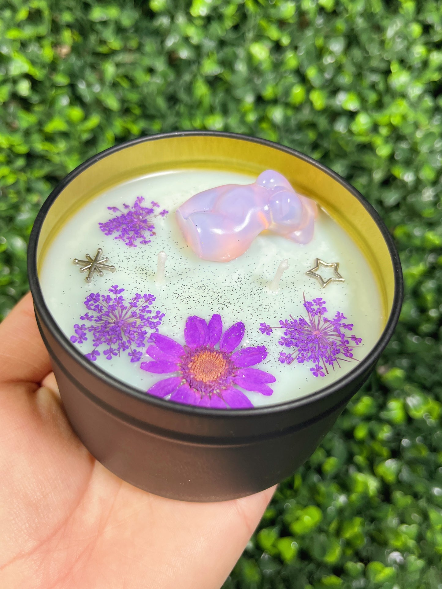 Opalite Goddess Candle