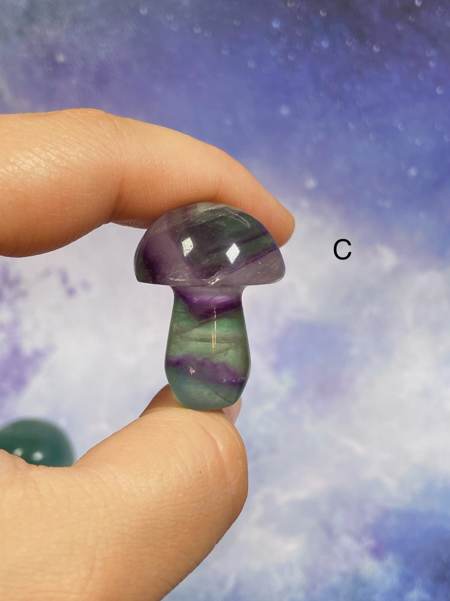 Mini Fluorite Mushroom