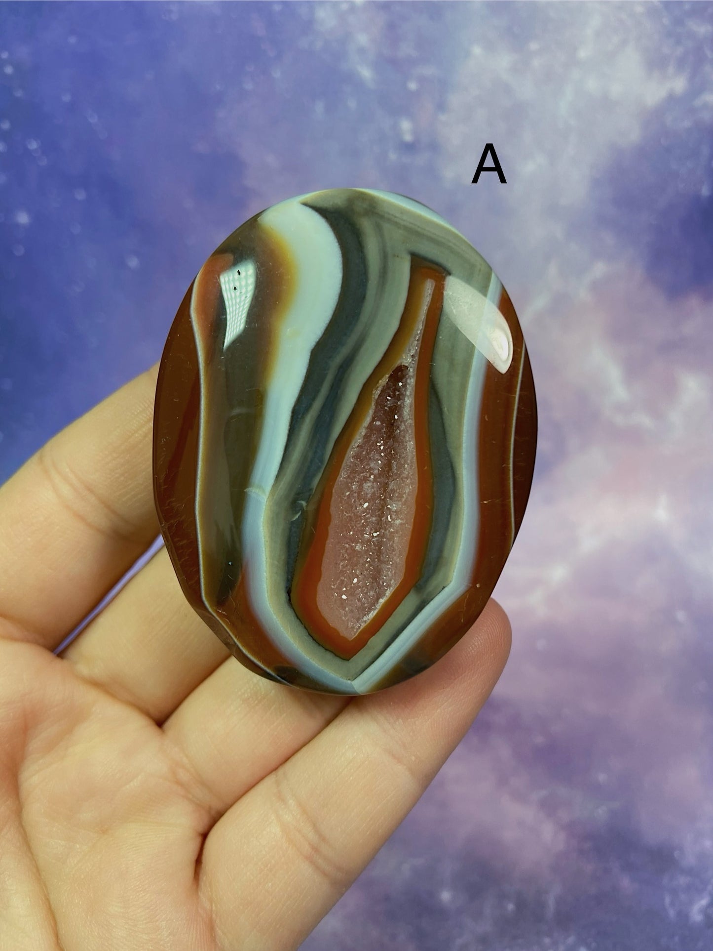 Sardonyx Palm Stones