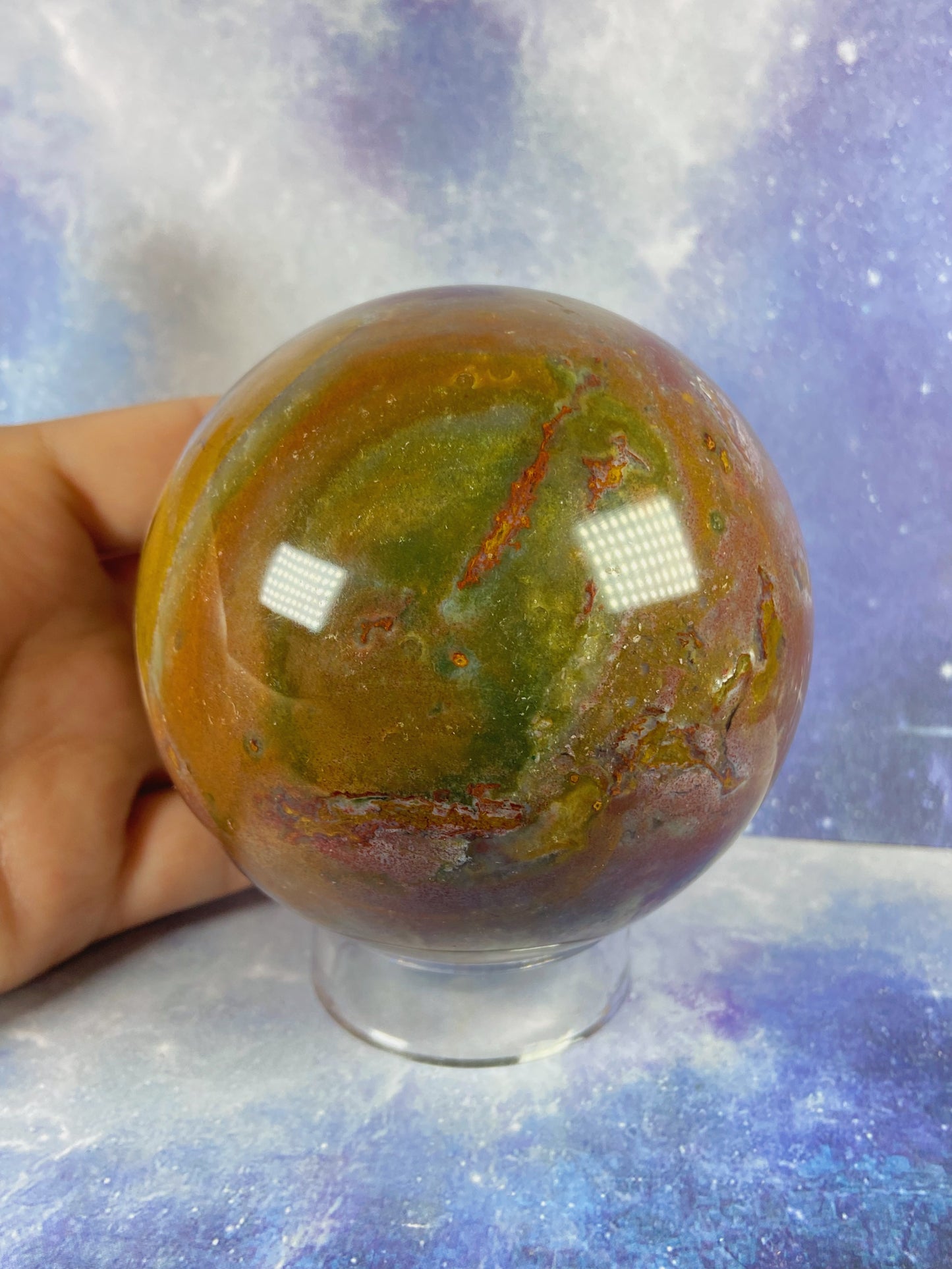 Ocean Jasper Sphere B