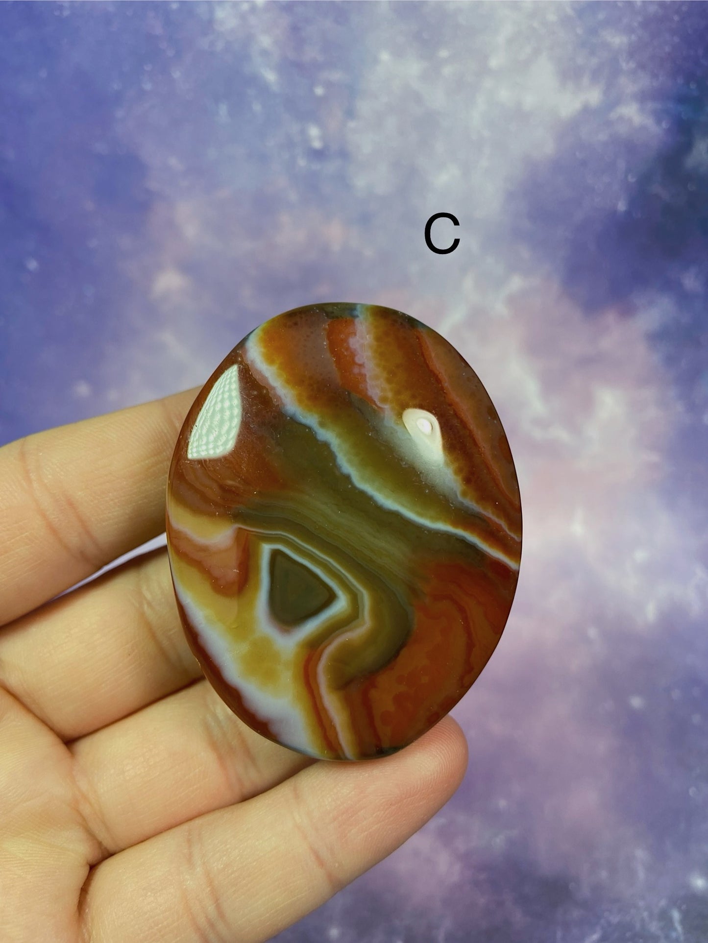 Sardonyx Palm Stones