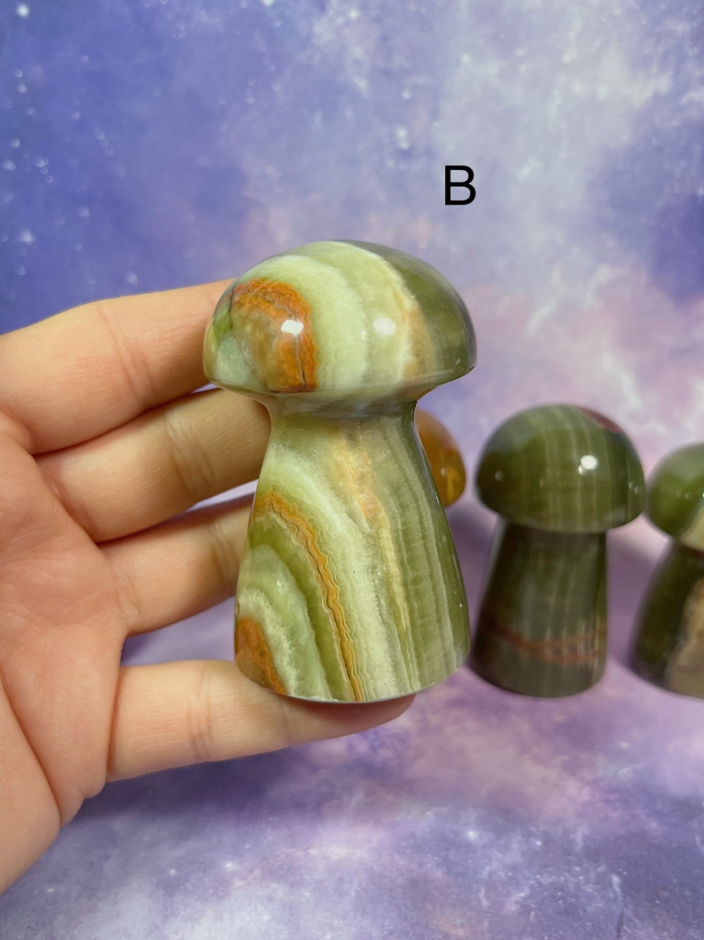 Green Onyx Mushroom