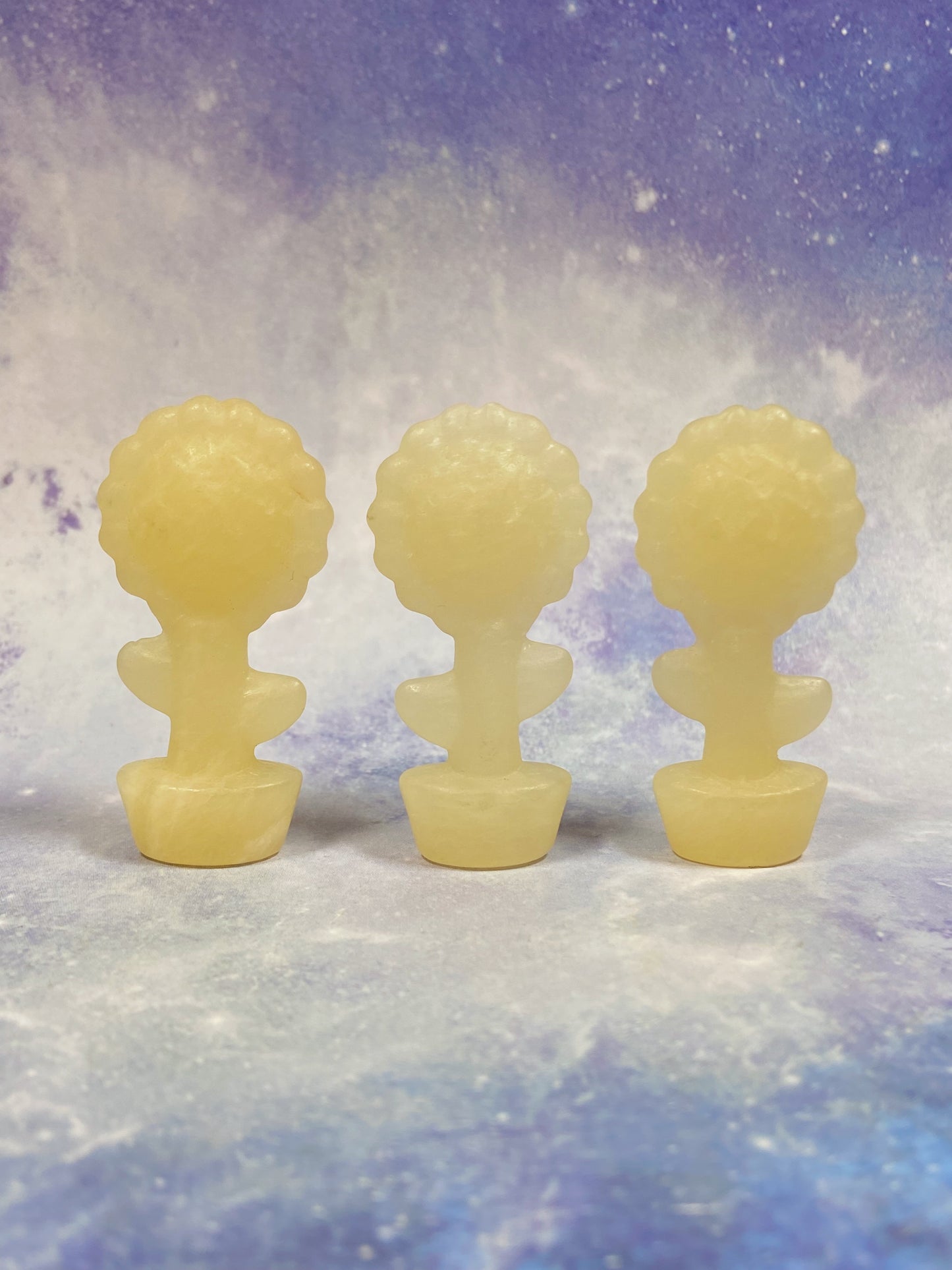 Mini Yellow Calcite Sunflower