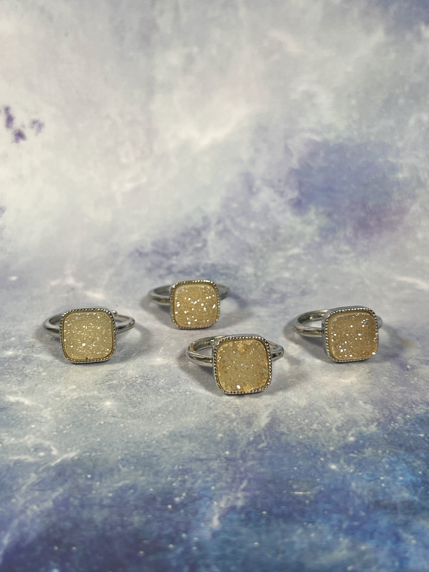 Druzy Agate Ring
