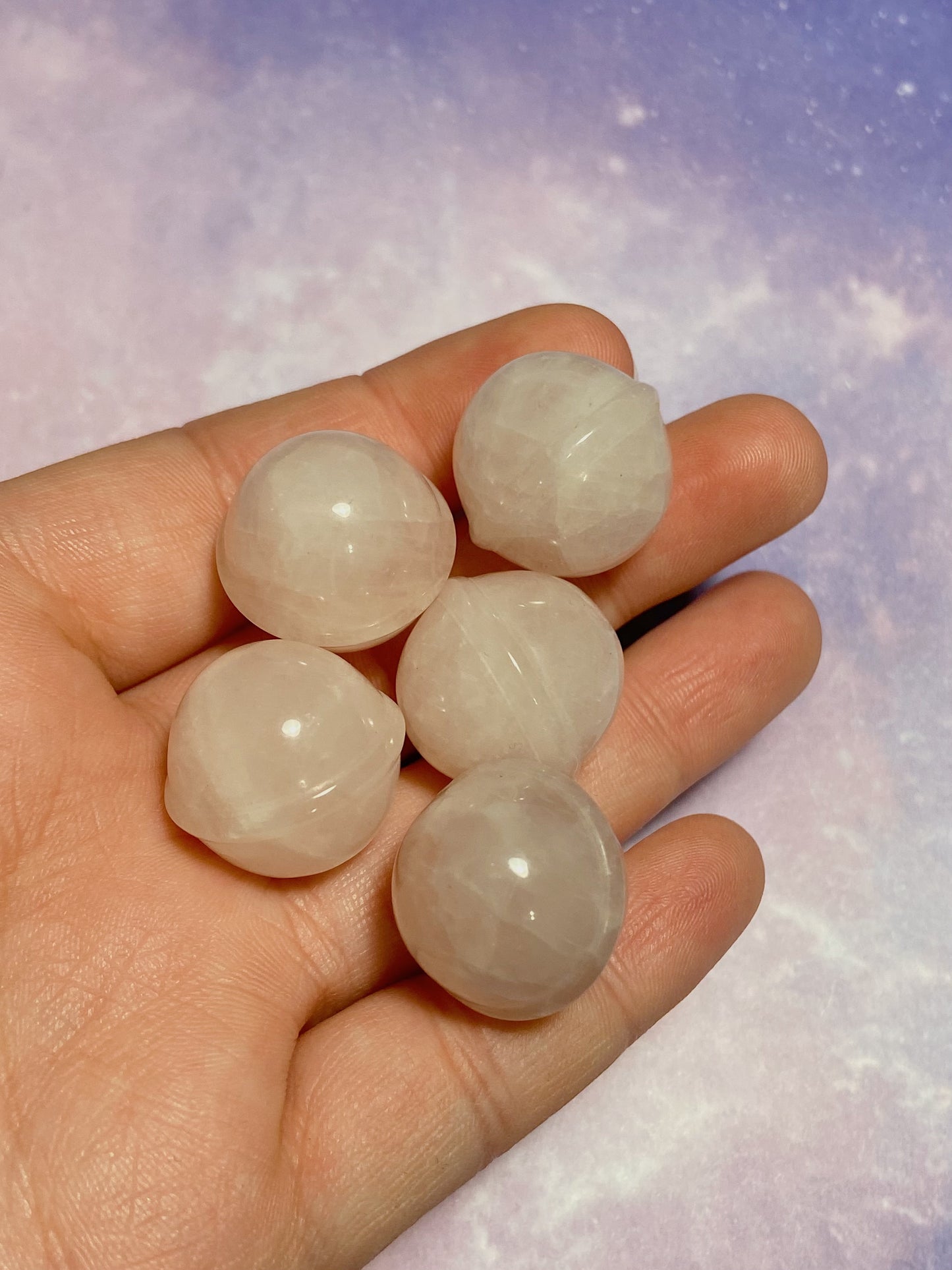 Mini Rose Quartz Planet