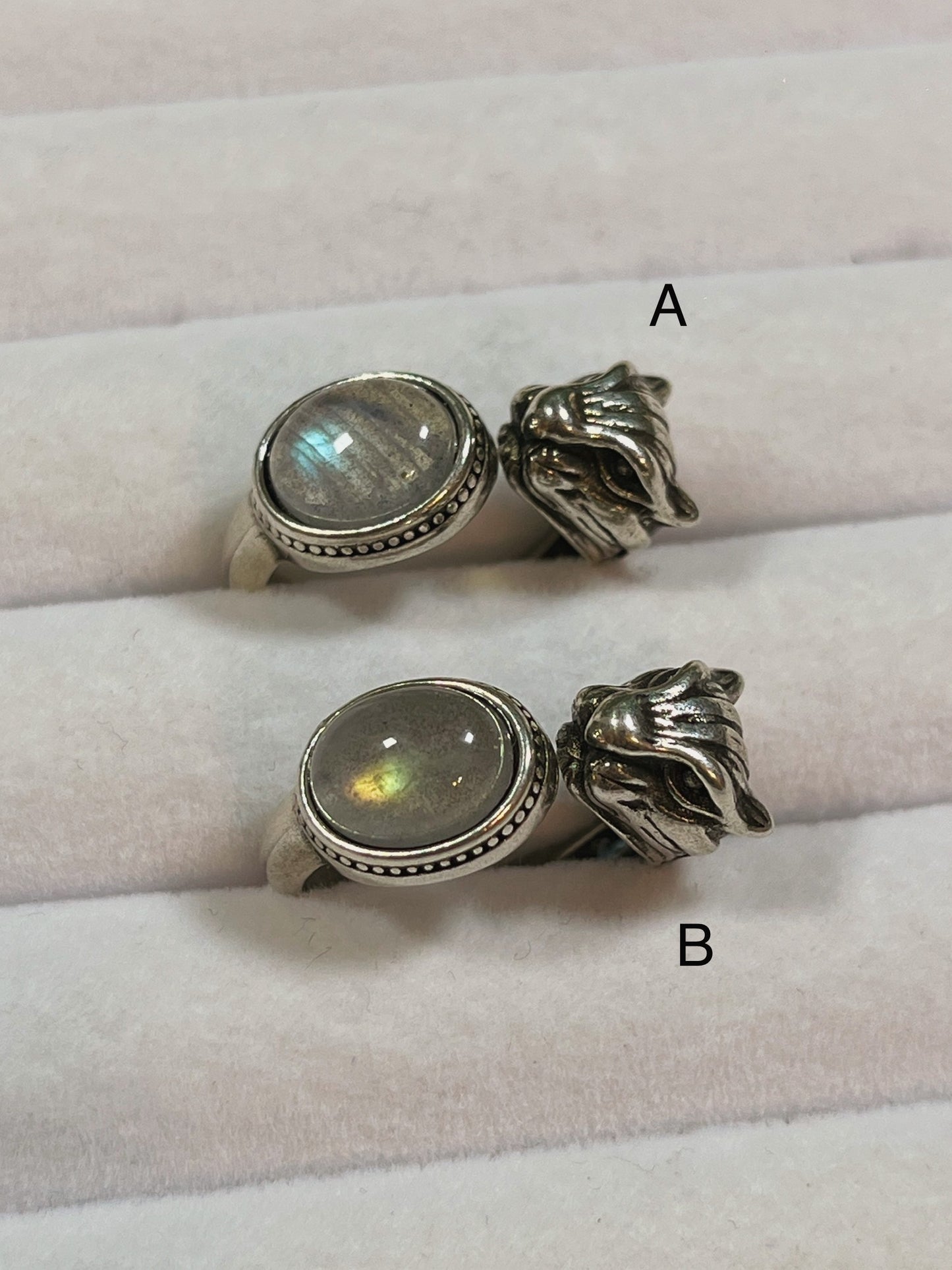 Labradorite Panther Ring