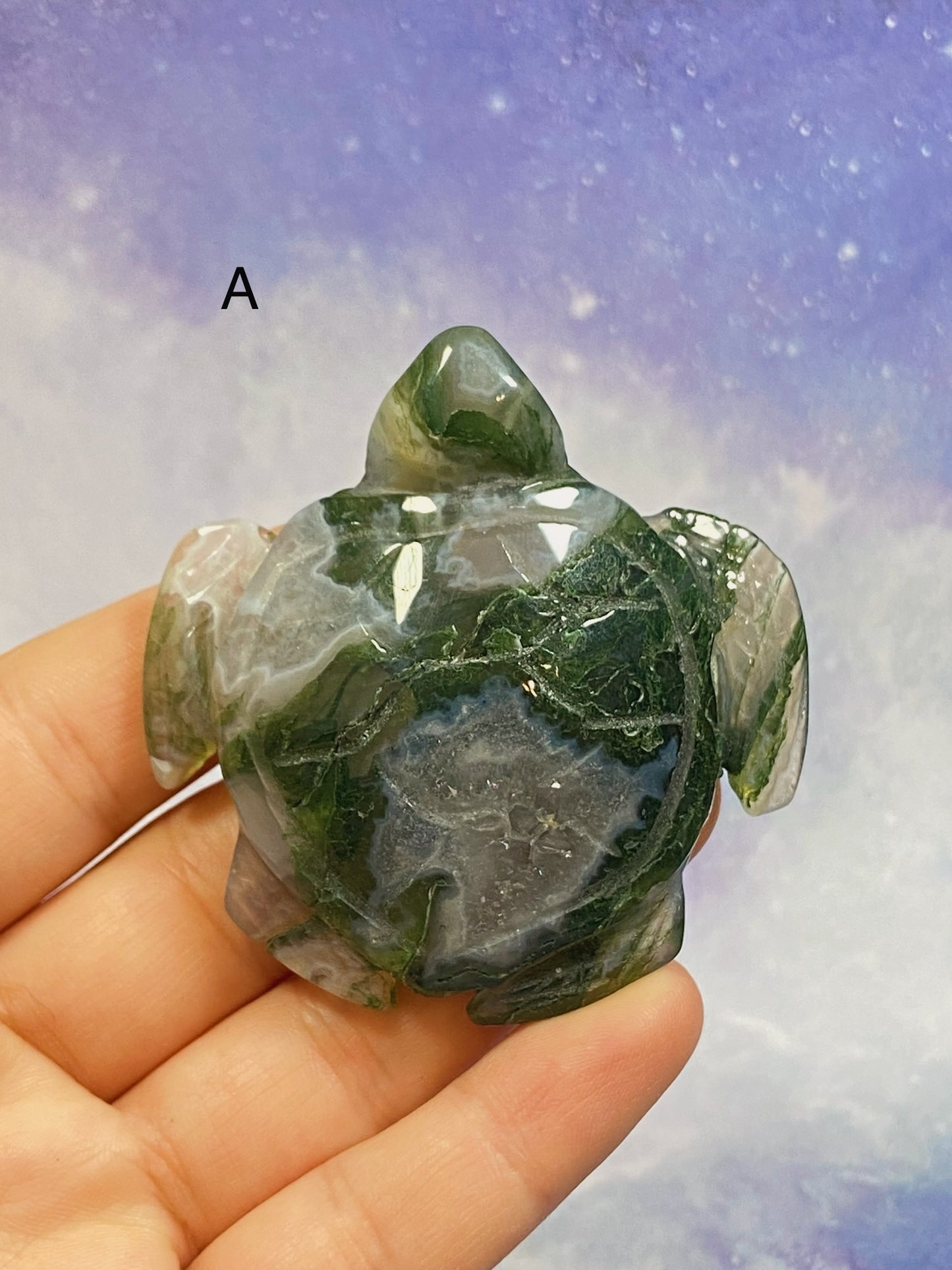 Moss Agate Turtle