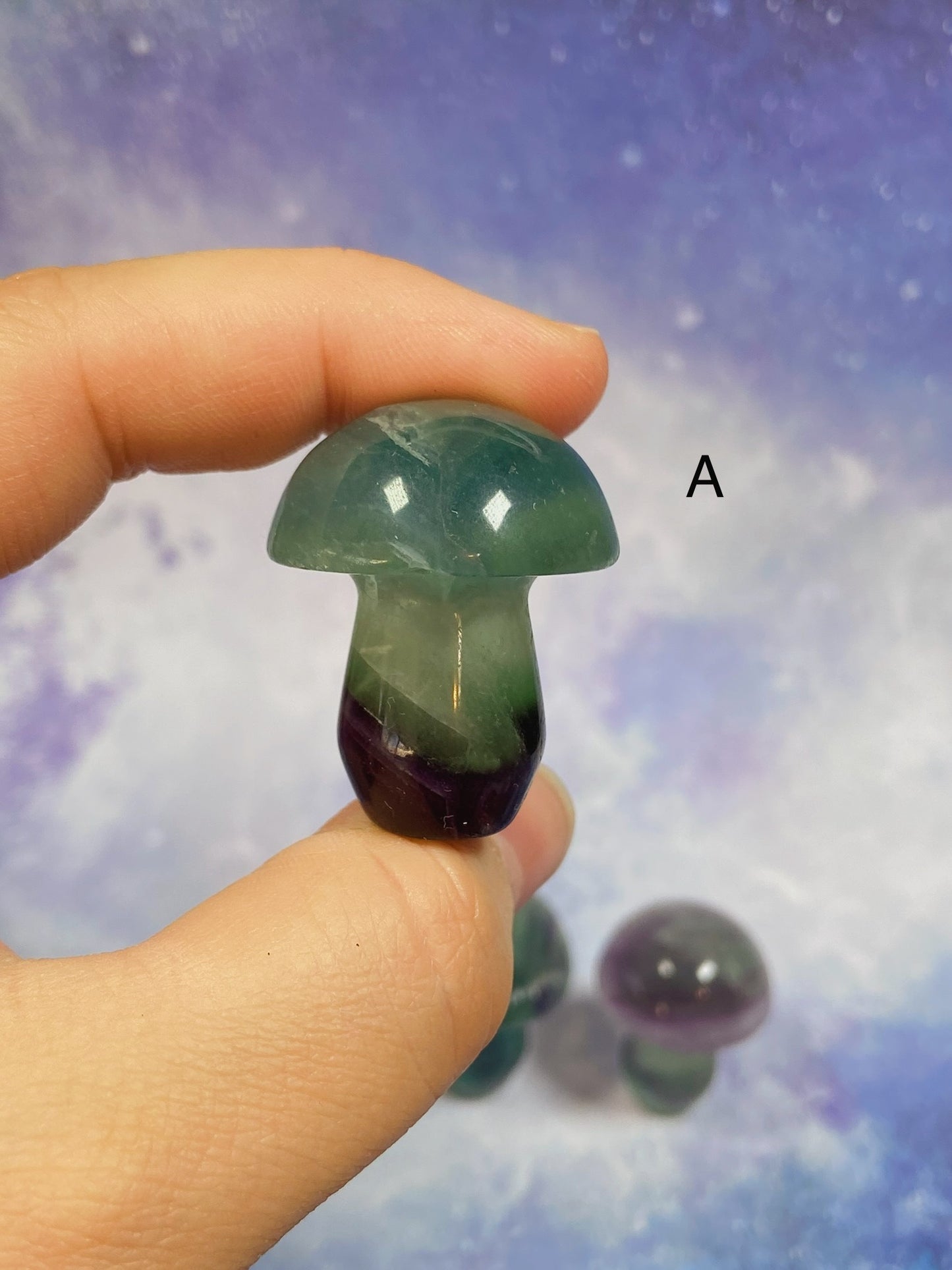 Mini Fluorite Mushroom