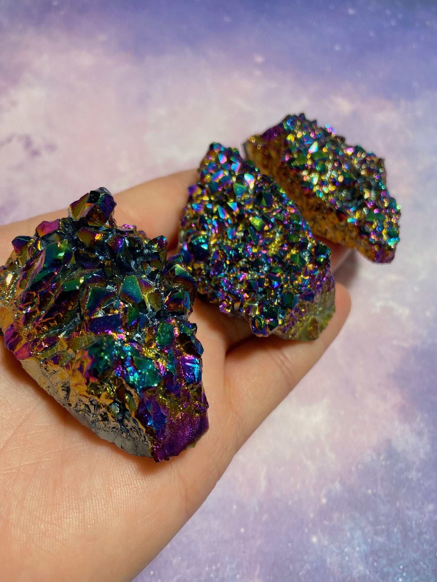 Titanium Coated Quarts Cluster