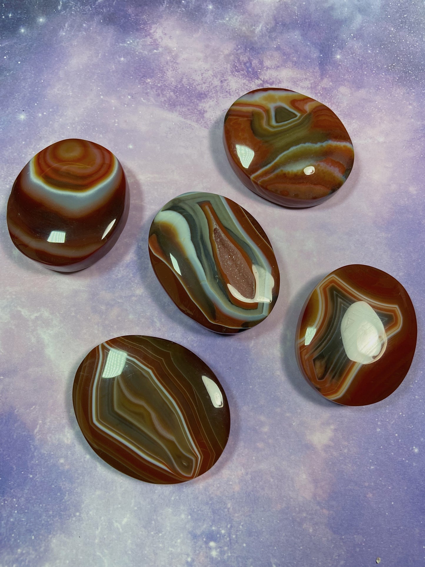 Sardonyx Palm Stones