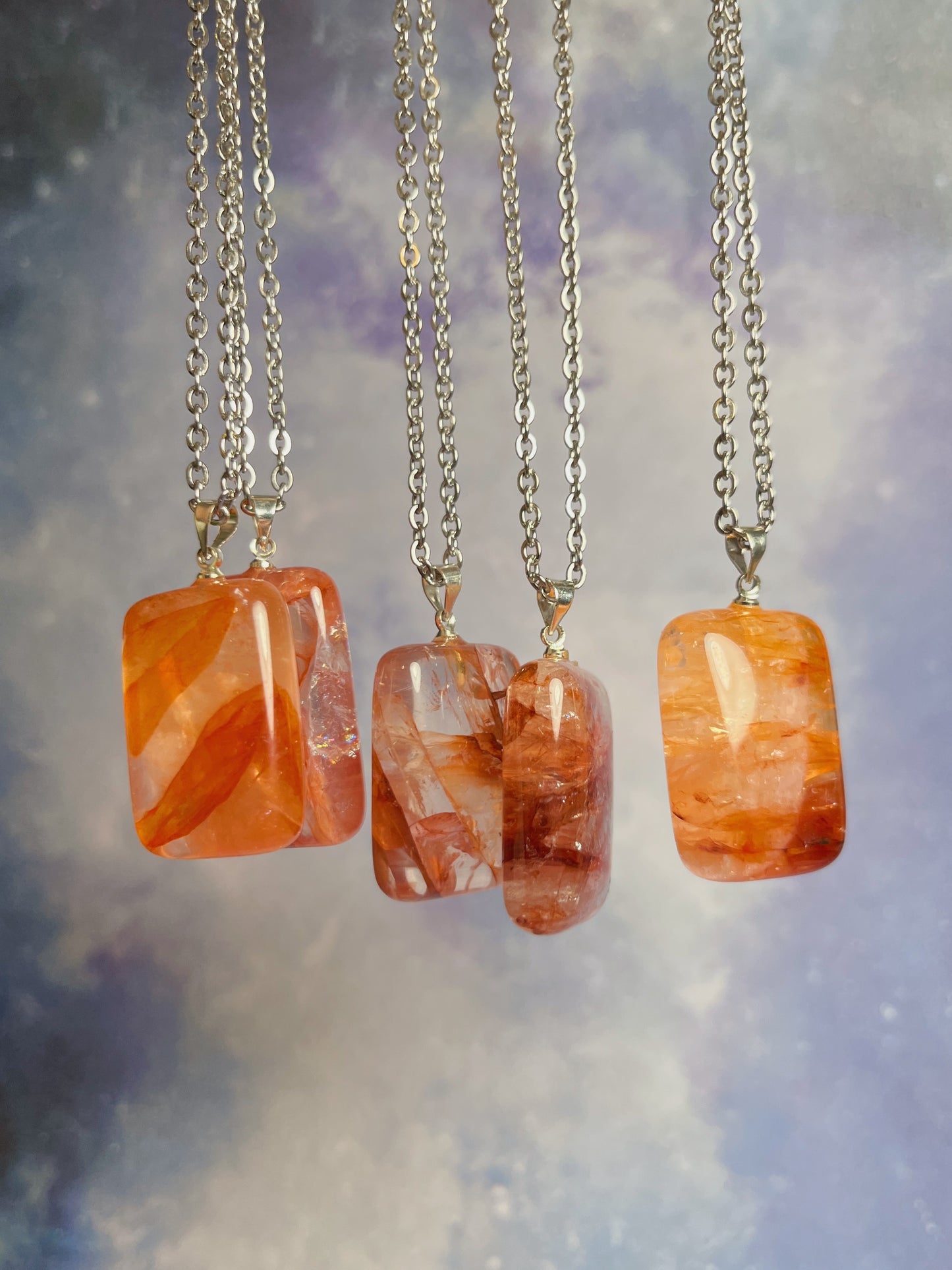 Fire Quartz Necklace