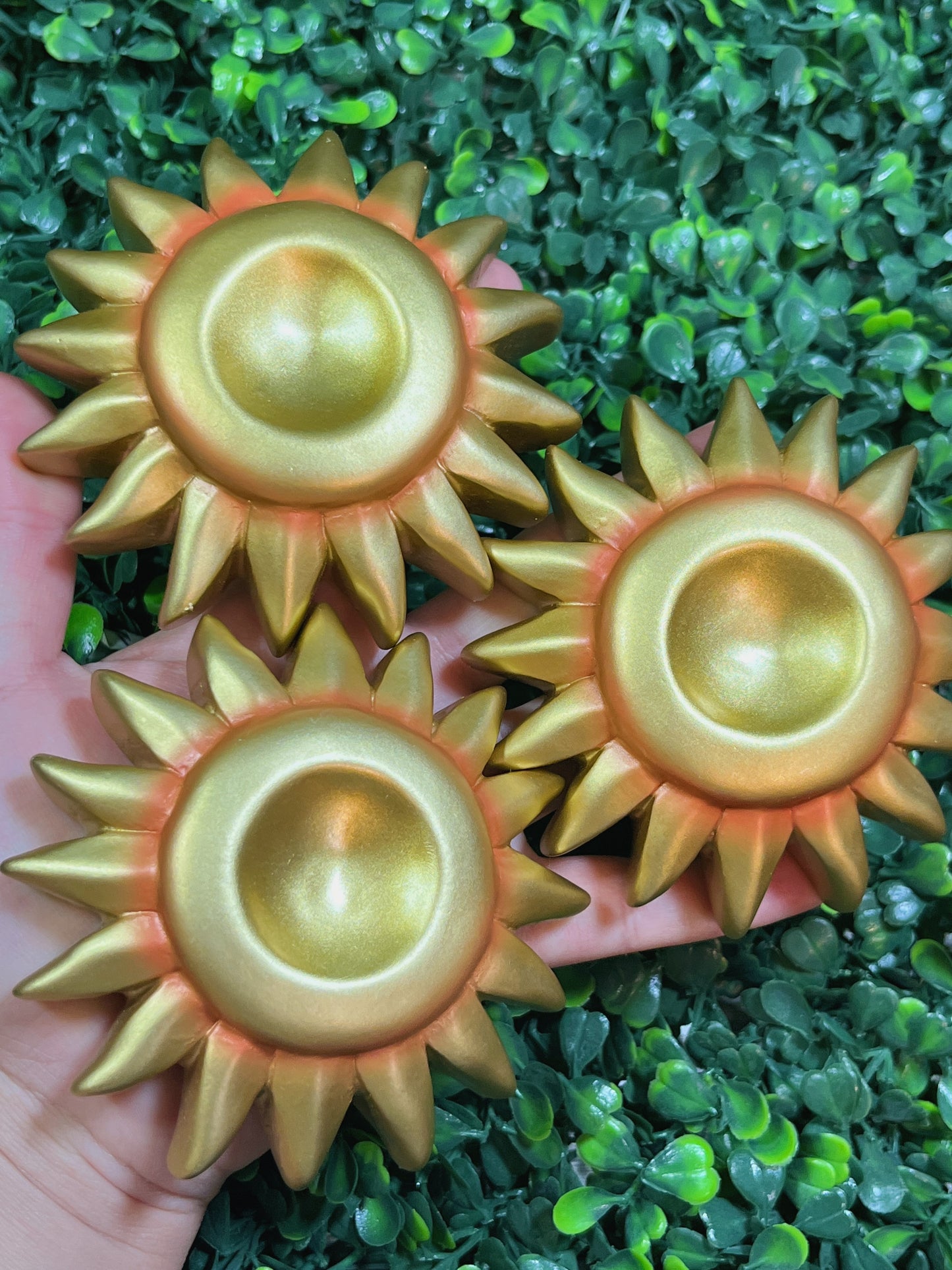 Wooden Sun Sphere Stand