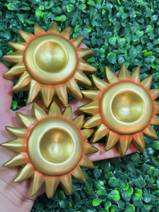 Wooden Sun Sphere Stand