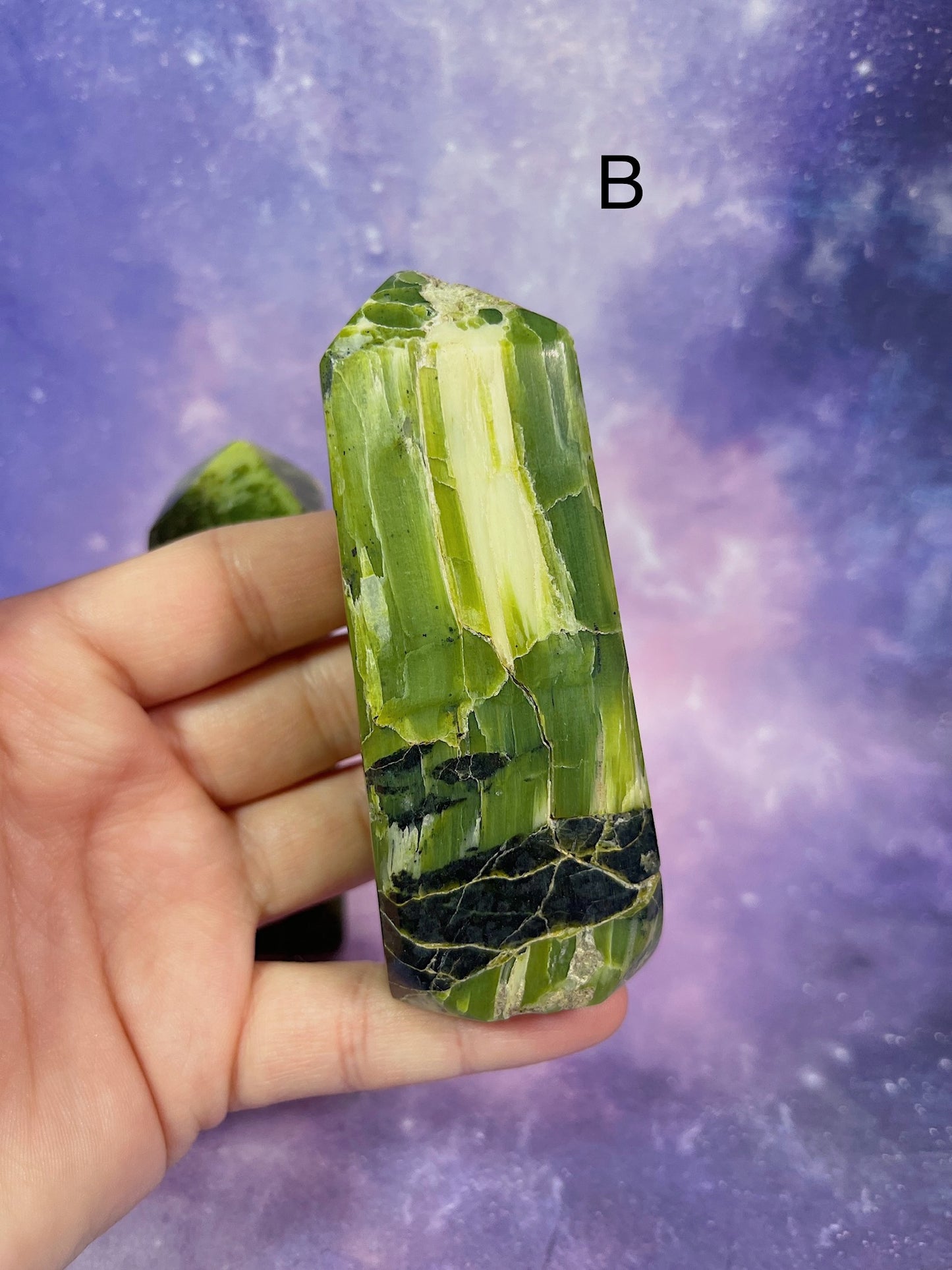 Green Tremolite Tower