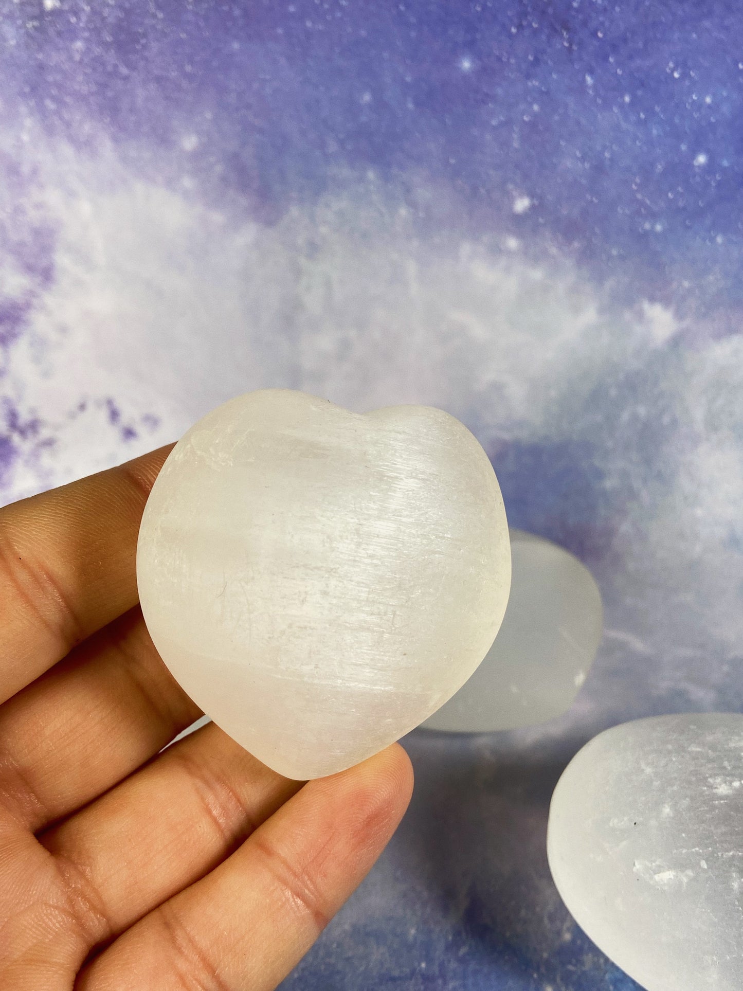 Satin Spar Heart