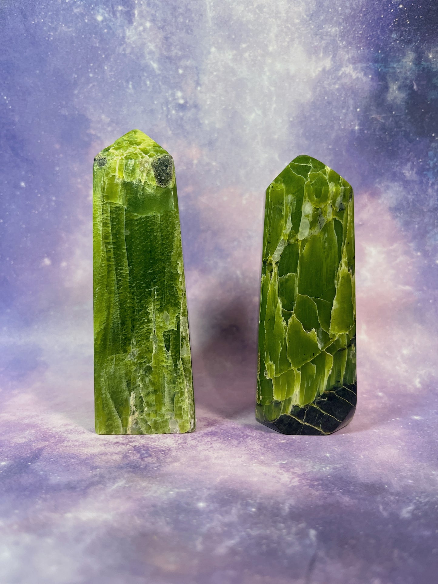 Green Tremolite Tower