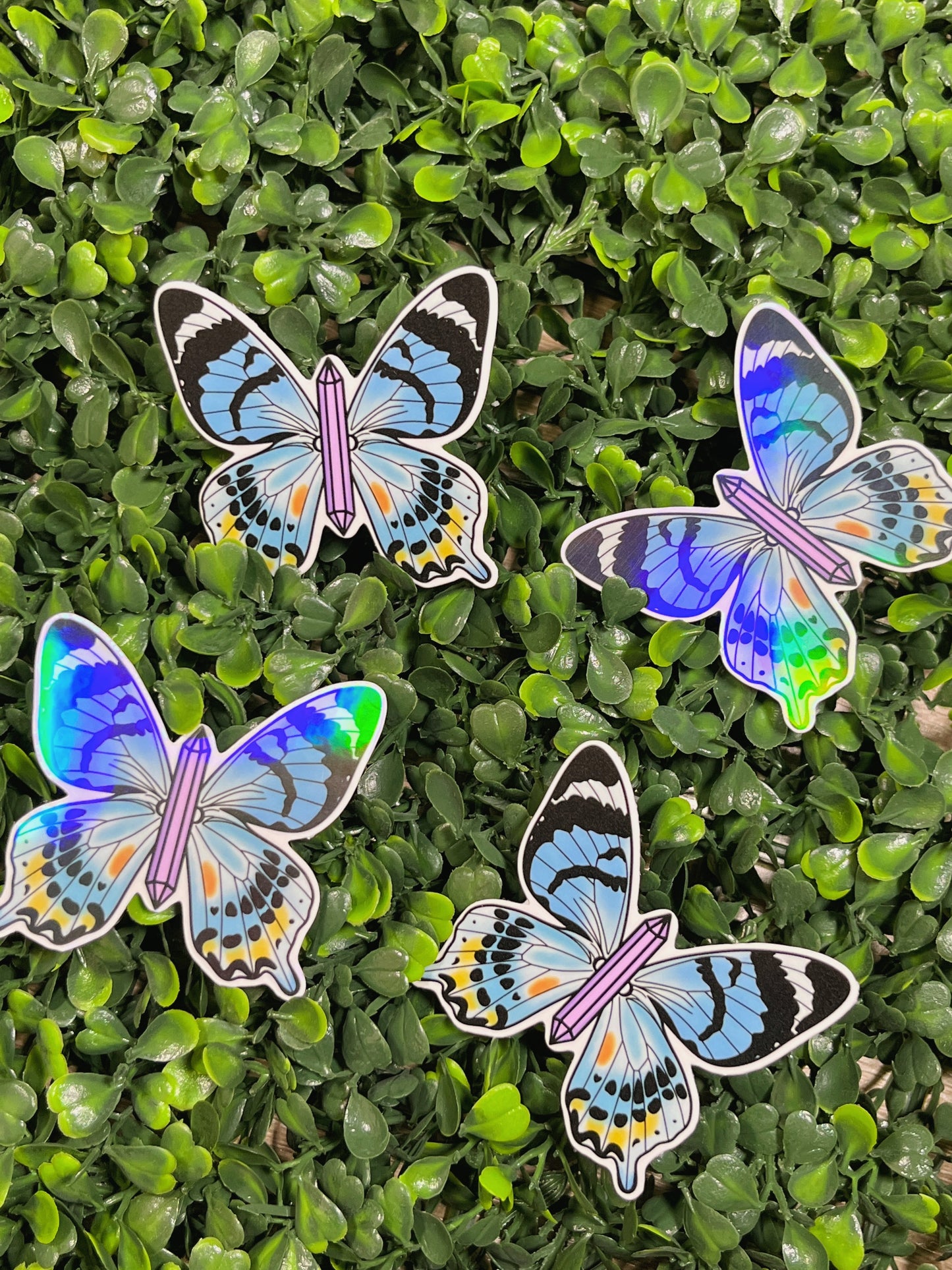 Crystal Butterfly Sticker