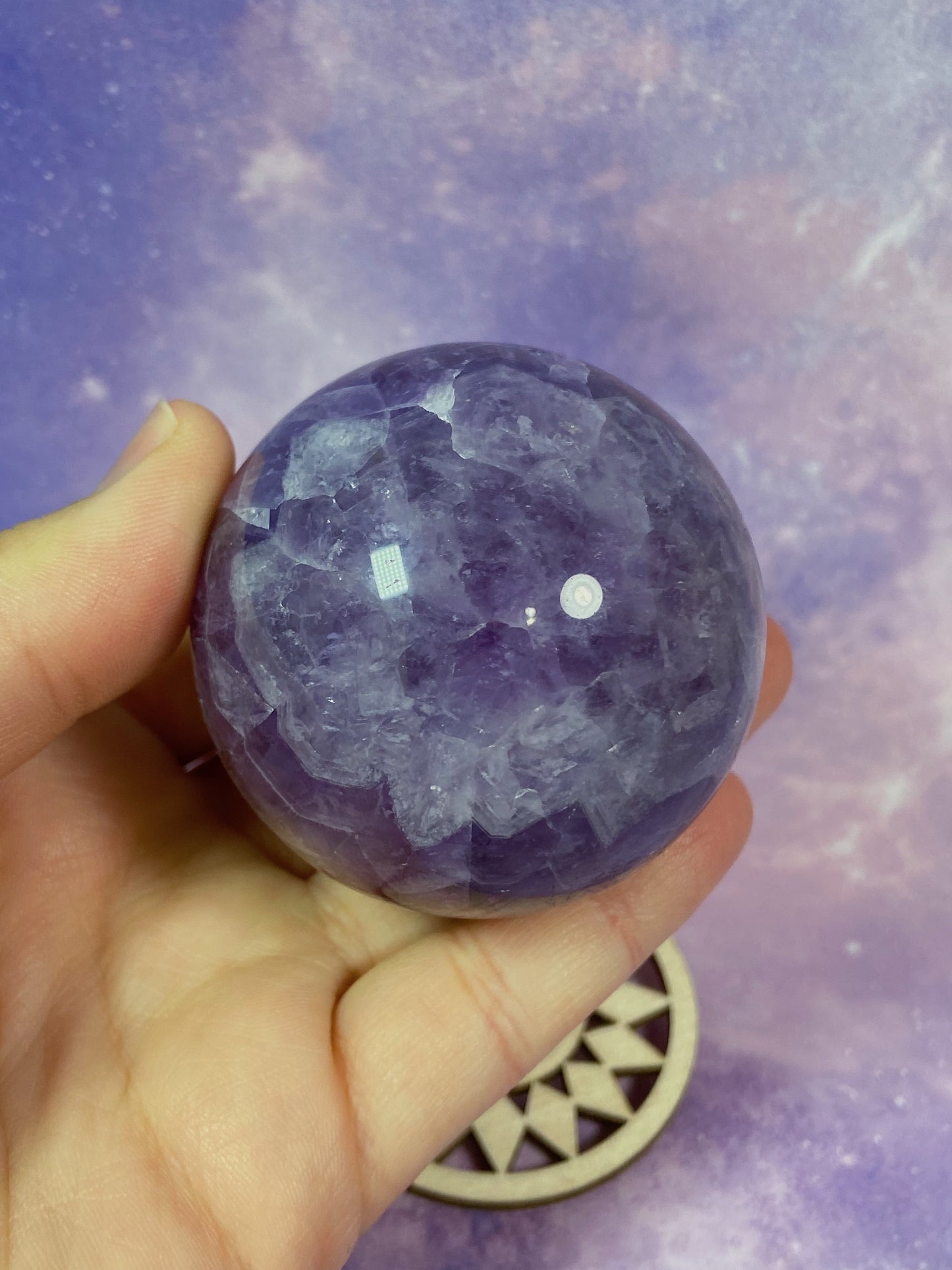 Crazy Lace Amethyst Sphere A