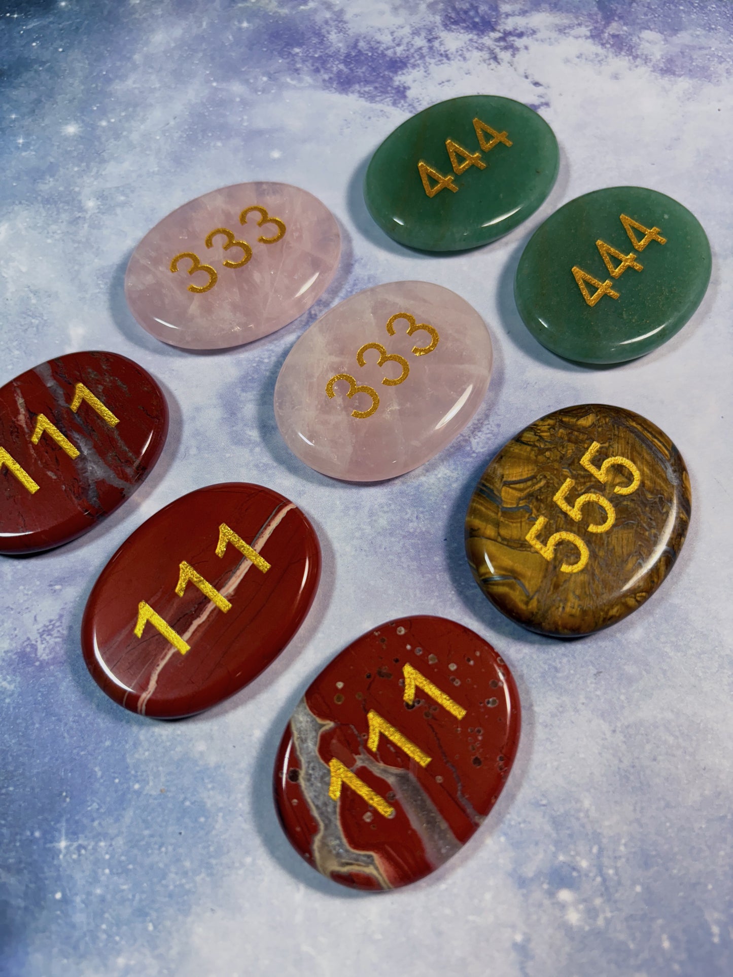 Angel Number Pocket Stone