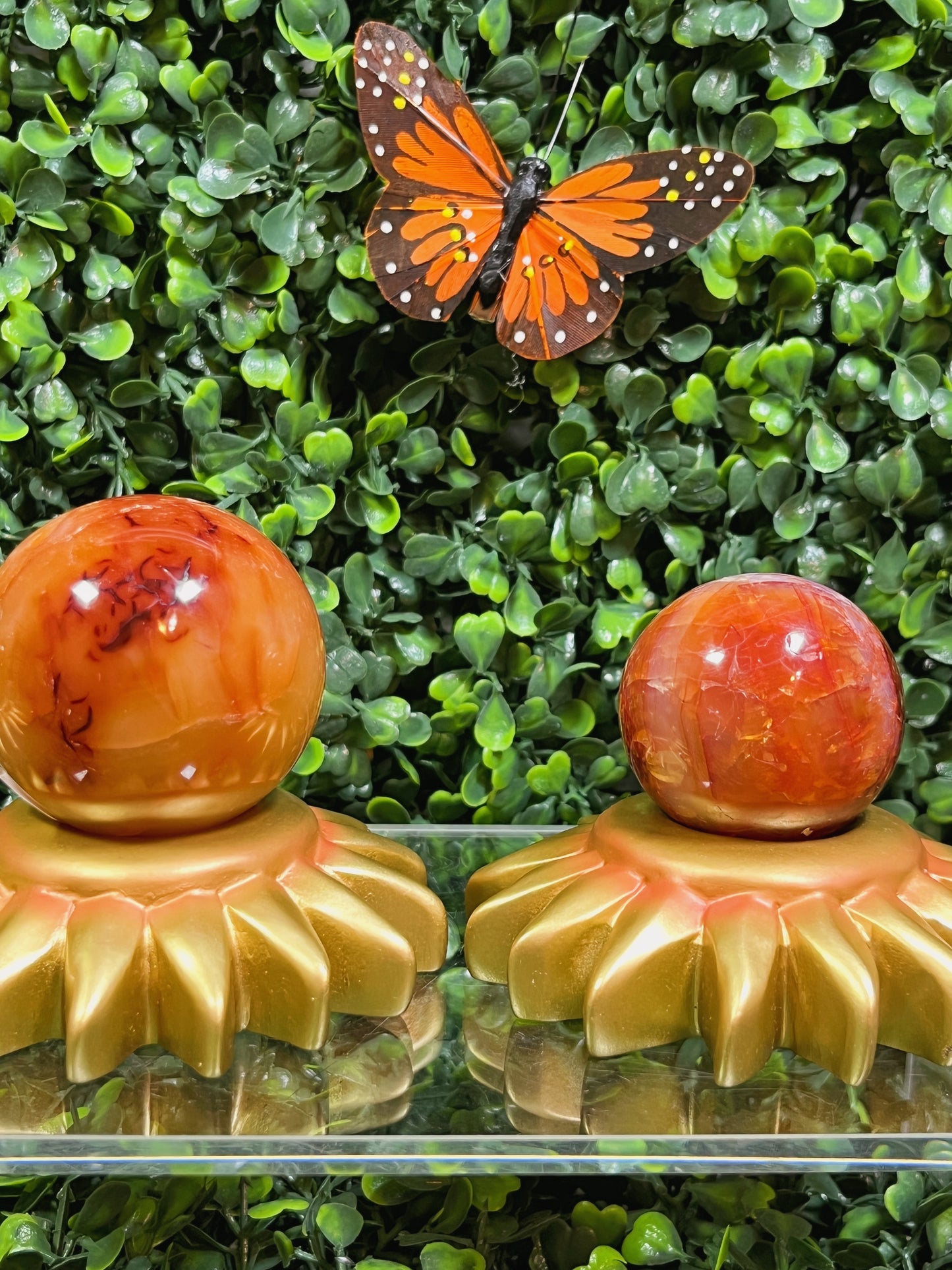 Wooden Sun Sphere Stand