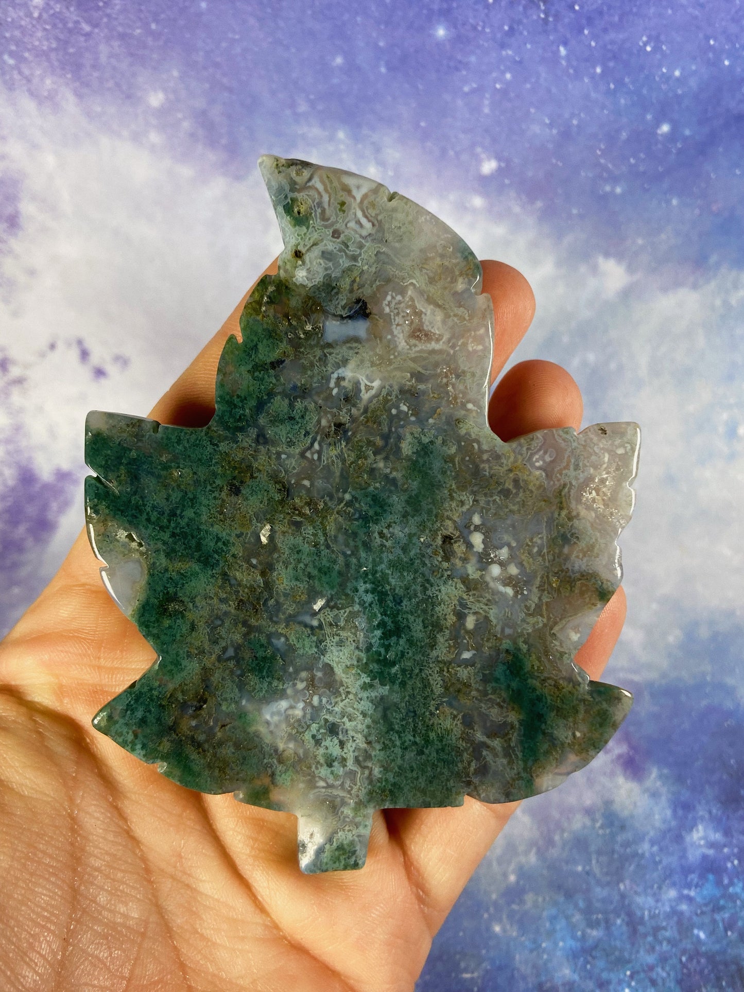 Moss Agate Leaf