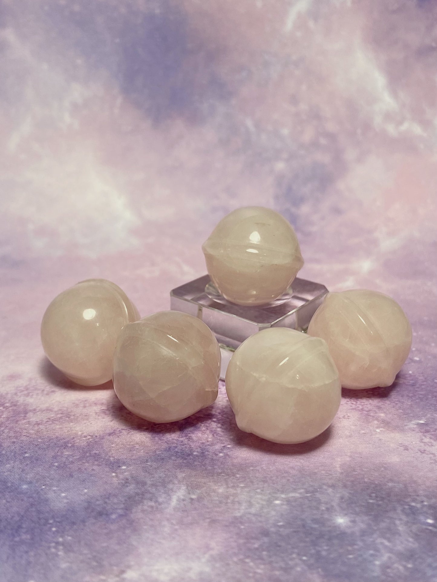 Mini Rose Quartz Planet