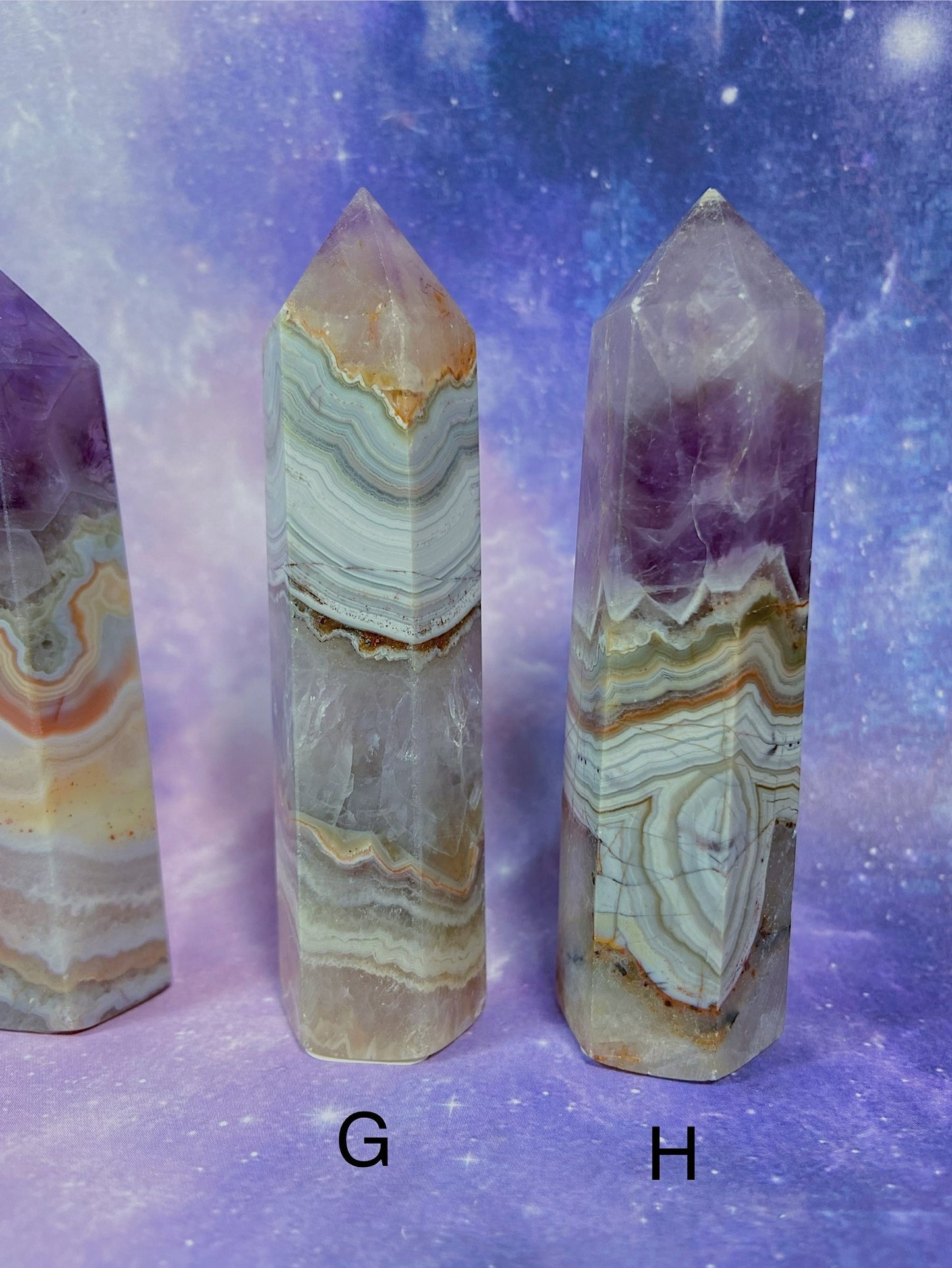 Crazy Lace Amethyst Tower